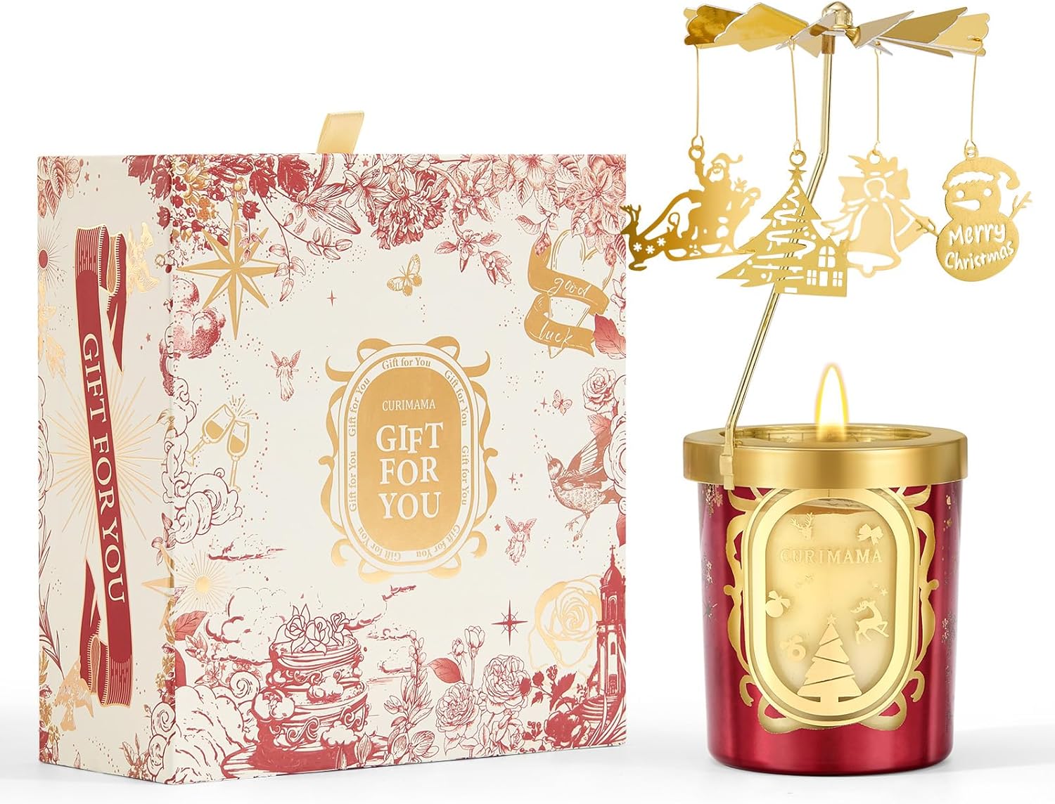 Christmas Gifts for Women, Unique Birthday Gift for Women,Hummingbird Rotating Scented Candles for Mom, Funny Birthday Gift for Grandma Wife Daughter, Christmas Gifts for Woman Who Have Everything