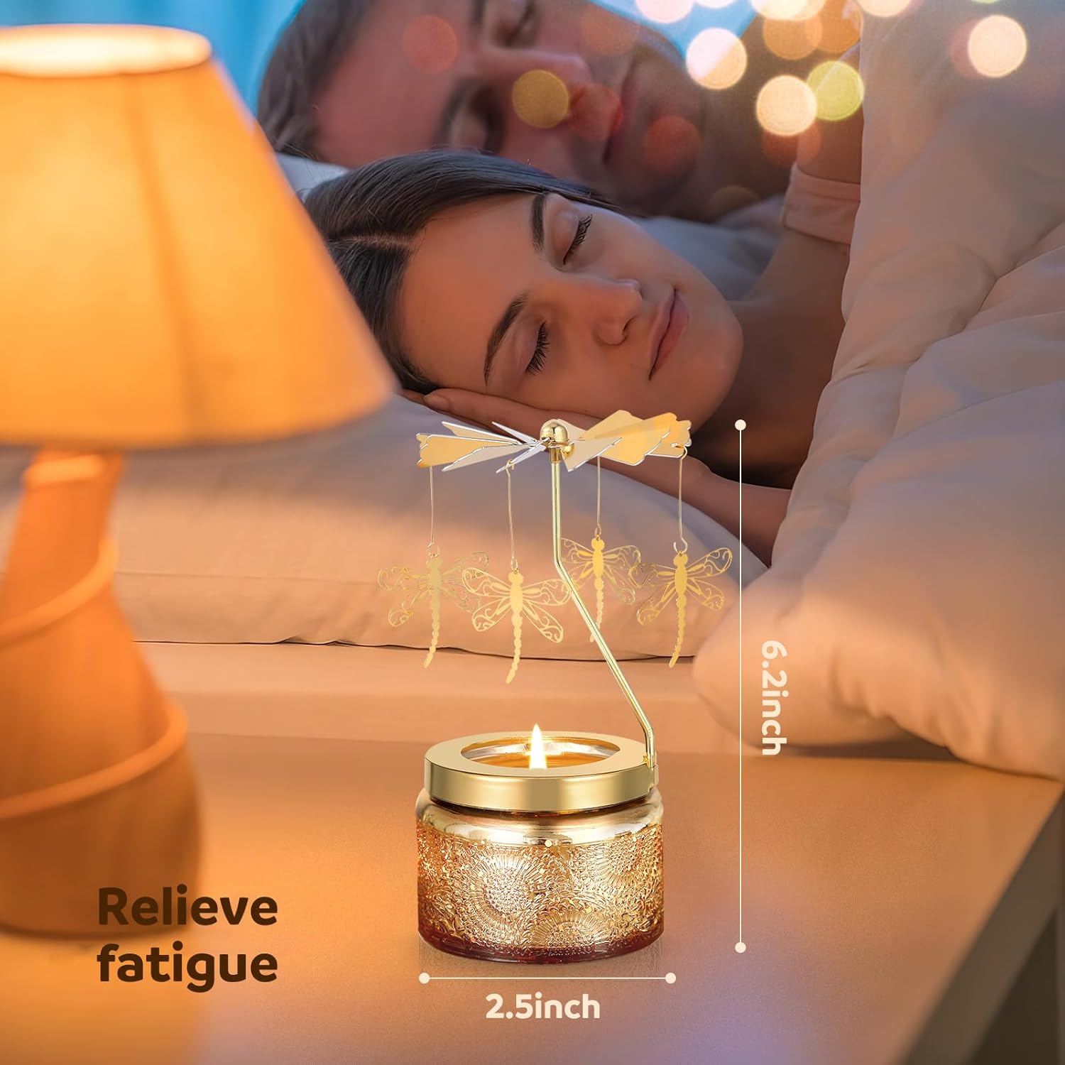 Christmas Gifts for Women, Unique Birthday Gift for Women,Hummingbird Rotating Scented Candles for Mom, Funny Birthday Gift for Grandma Wife Daughter, Christmas Gifts for Woman Who Have Everything