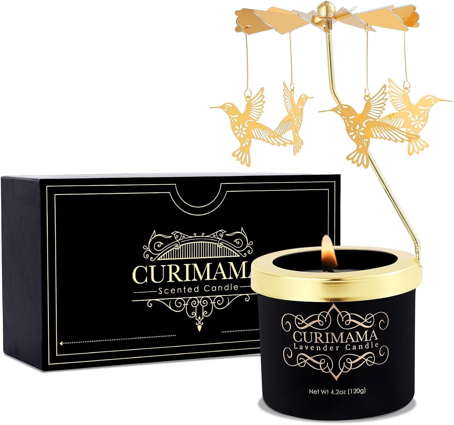 Christmas Gifts for Women, Unique Birthday Gift for Women,Hummingbird Rotating Scented Candles for Mom, Funny Birthday Gift for Grandma Wife Daughter, Christmas Gifts for Woman Who Have Everything