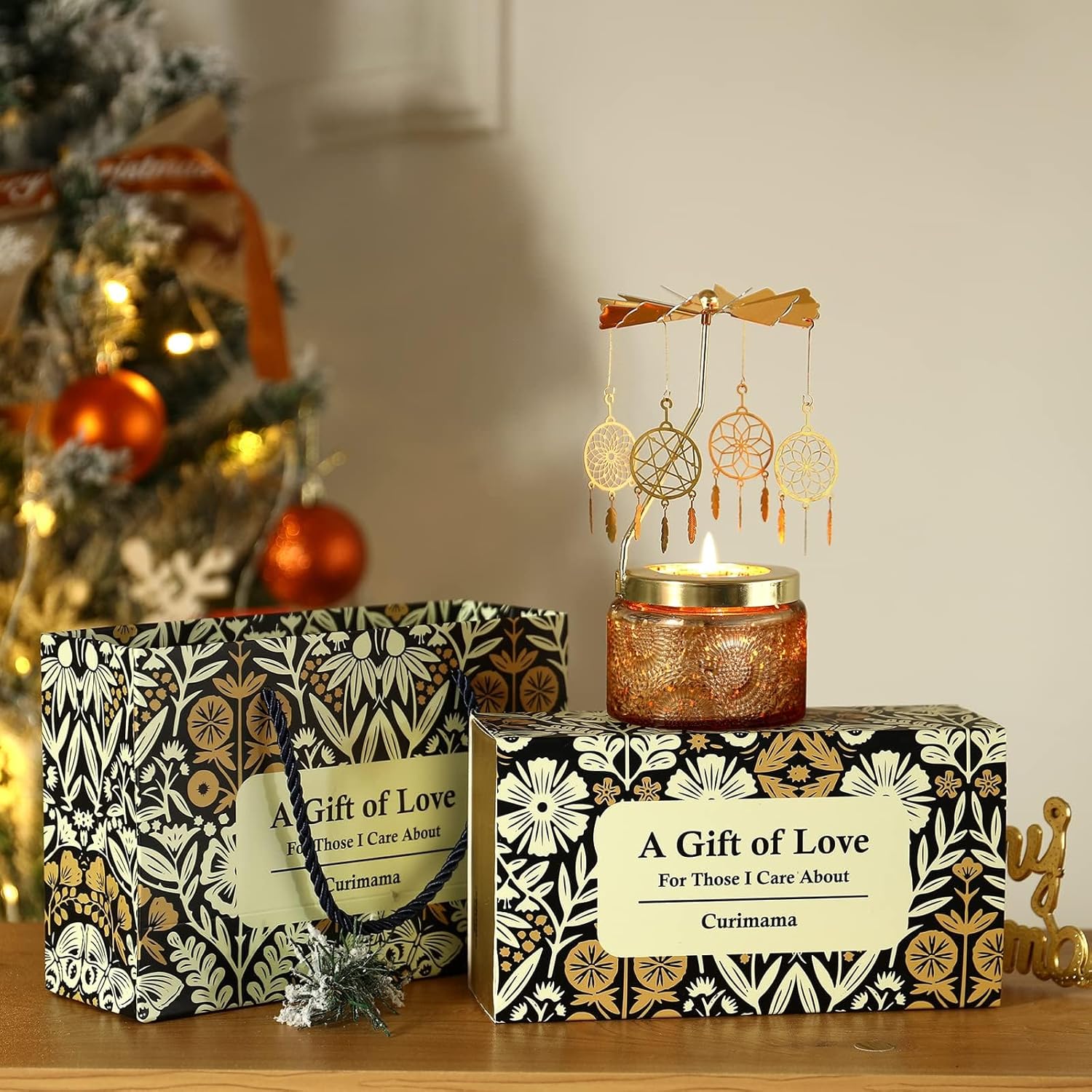 Christmas Gifts for Women, Unique Birthday Gift for Women,Hummingbird Rotating Scented Candles for Mom, Funny Birthday Gift for Grandma Wife Daughter, Christmas Gifts for Woman Who Have Everything