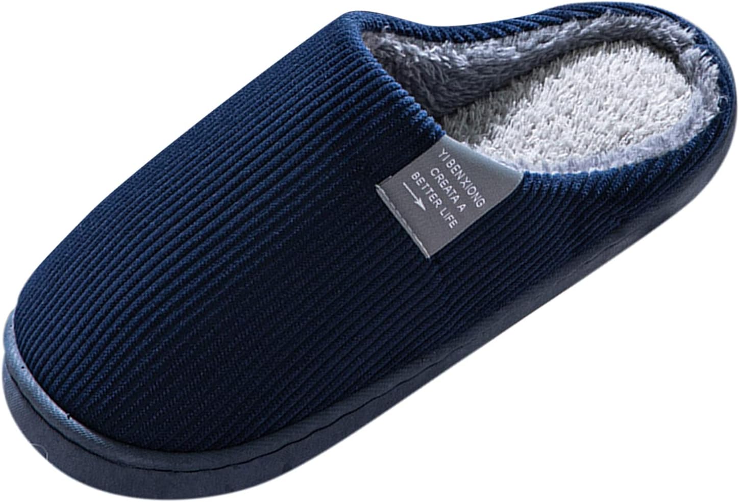 Men Moccasins Slippers Size 9 Mens for Men House Warm Slip Soft Plush Flop Slippers Flip On Shoes Slippers Men's Slipper Men Slippers 12