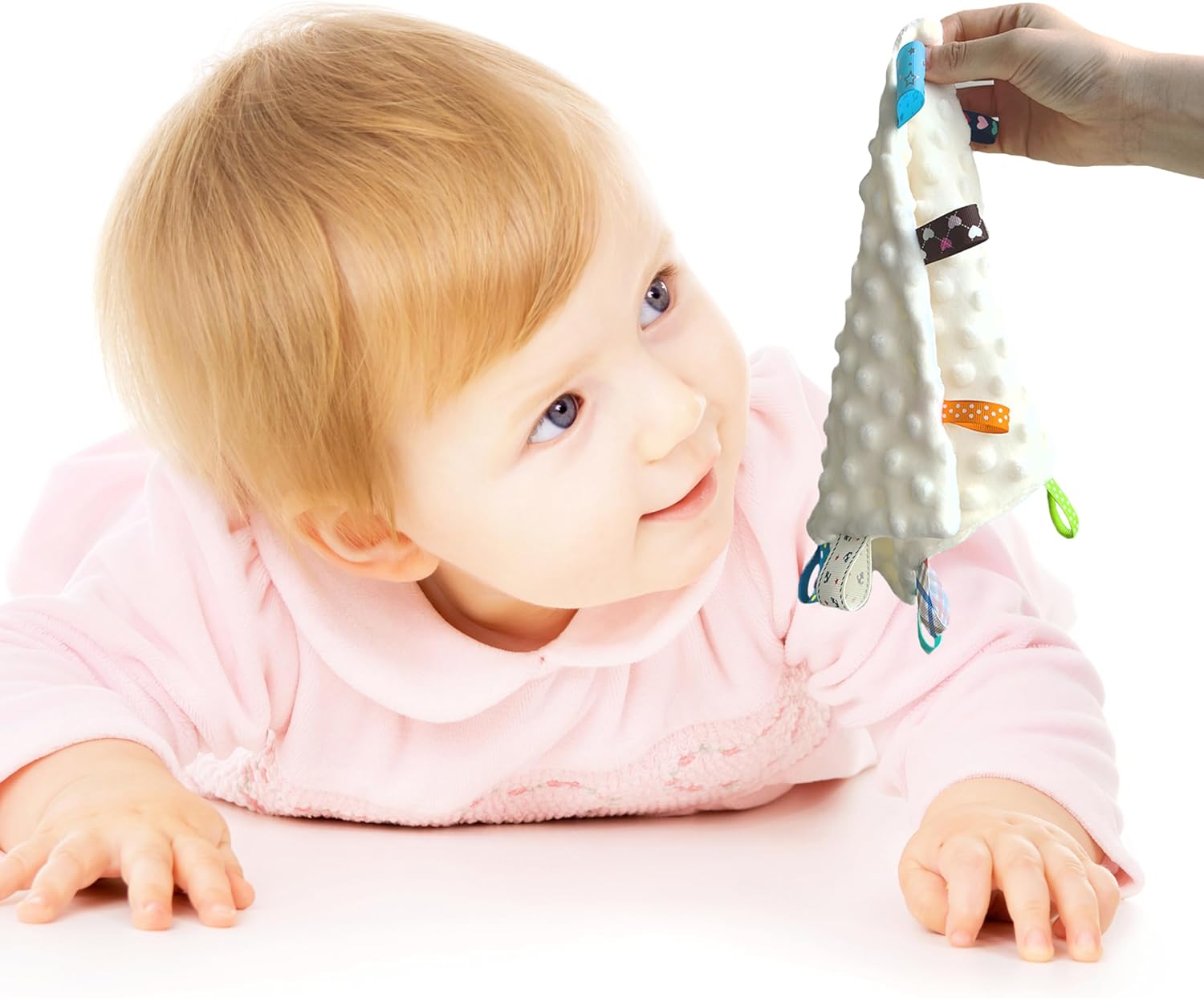 CREVENT Minky Baby Blanket for Girls Boys, Soft Plush Receiving Blanket for Newborns - 76x102cm (Animal)