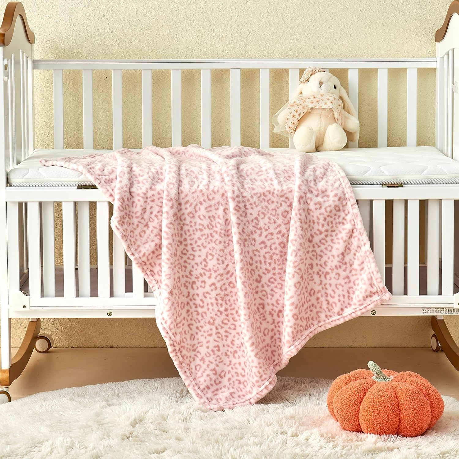 Yurhap Checkered Baby Blanket Fleece Baby Blankets for Boys, Ultra Soft Cozy Fluffy Infant Toddler Newborn Receiving Blankets for Crib Stroller, 30''x40'', Blue