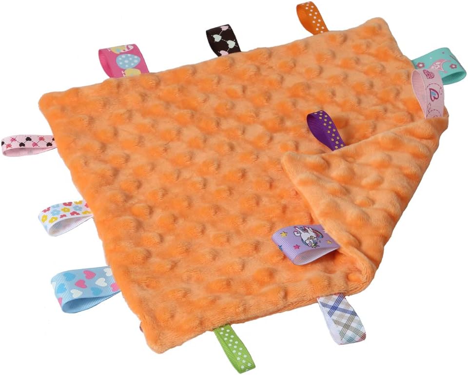 CREVENT Minky Baby Blanket for Girls Boys, Soft Plush Receiving Blanket for Newborns - 76x102cm (Animal)