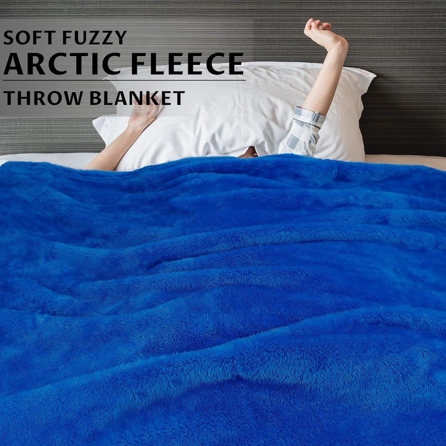 MUGD Blankets Fuzzy Soft Fleece Throw Blanket Cozy Soft Warm Throw Blanket for Bed