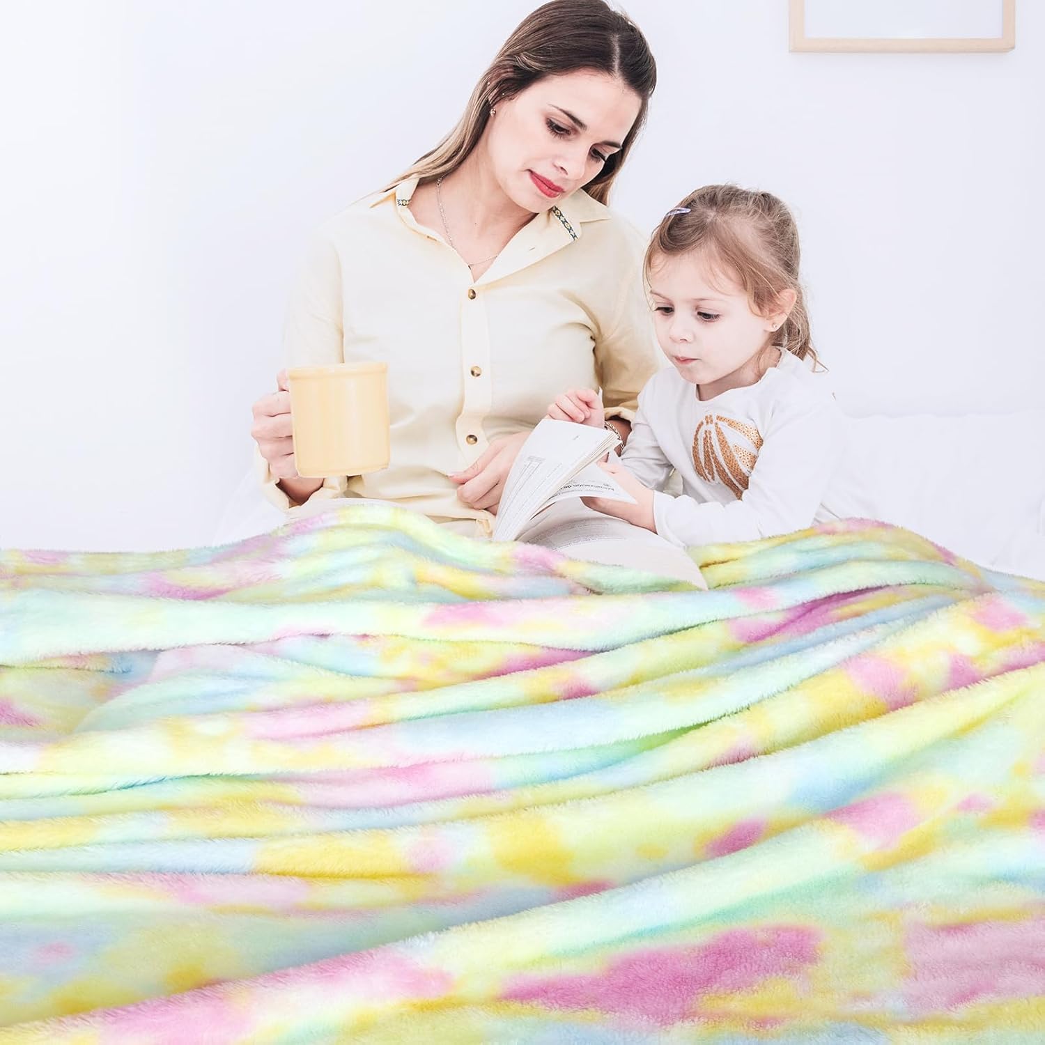 MUGD Blankets Fuzzy Soft Fleece Throw Blanket Cozy Soft Warm Throw Blanket for Bed