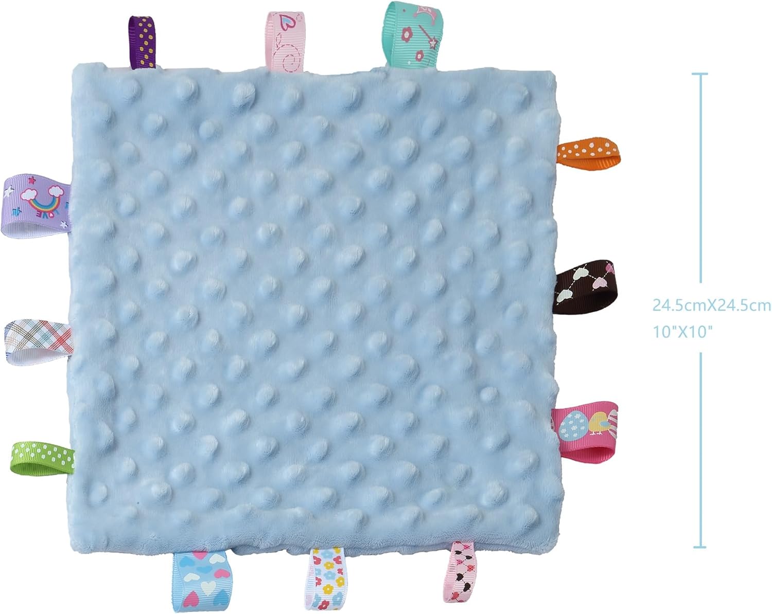 CREVENT Minky Baby Blanket for Girls Boys, Soft Plush Receiving Blanket for Newborns - 76x102cm (Animal)