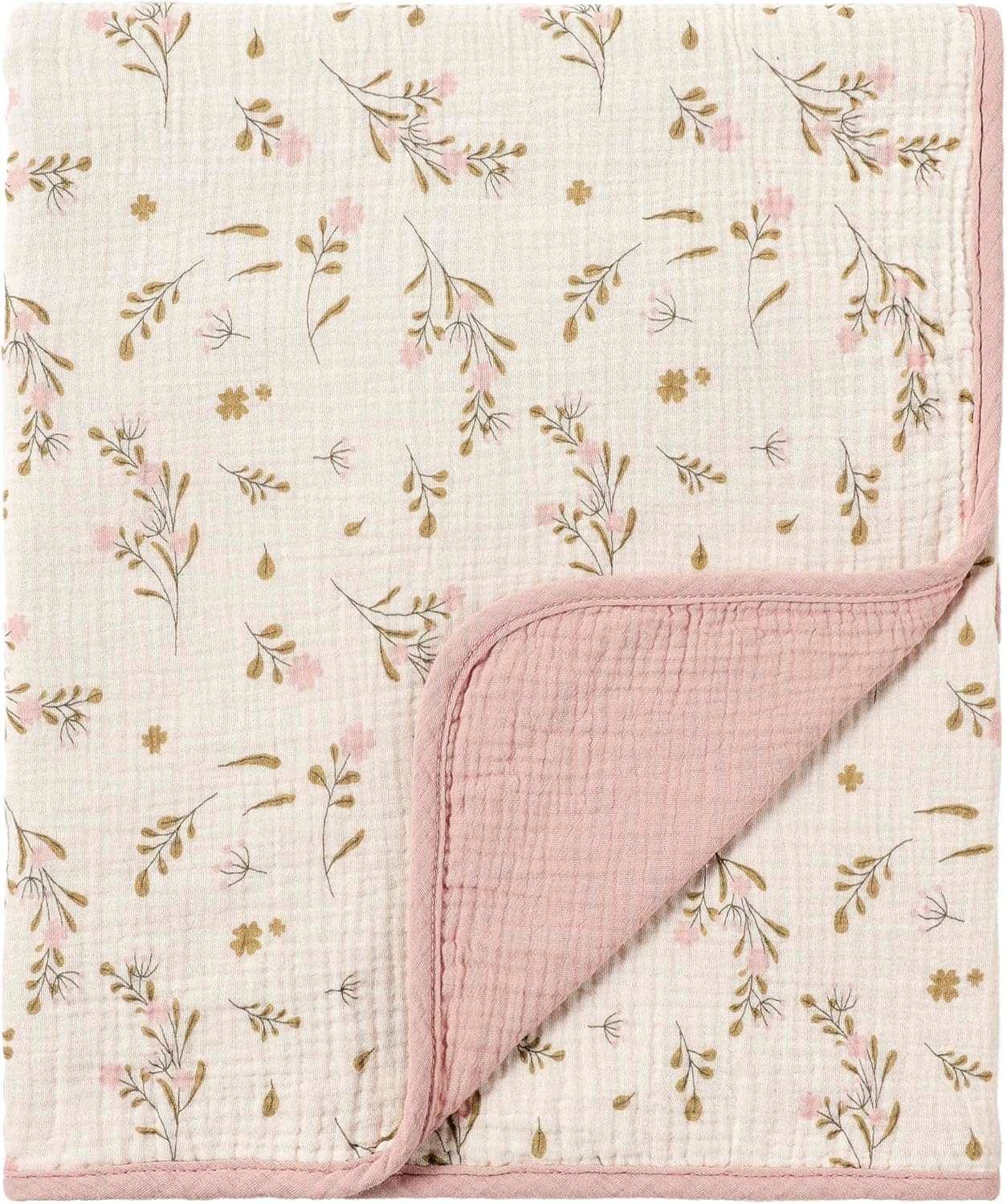 CREVENT Minky Baby Blanket for Girls Boys, Soft Plush Receiving Blanket for Newborns - 76x102cm (Animal)