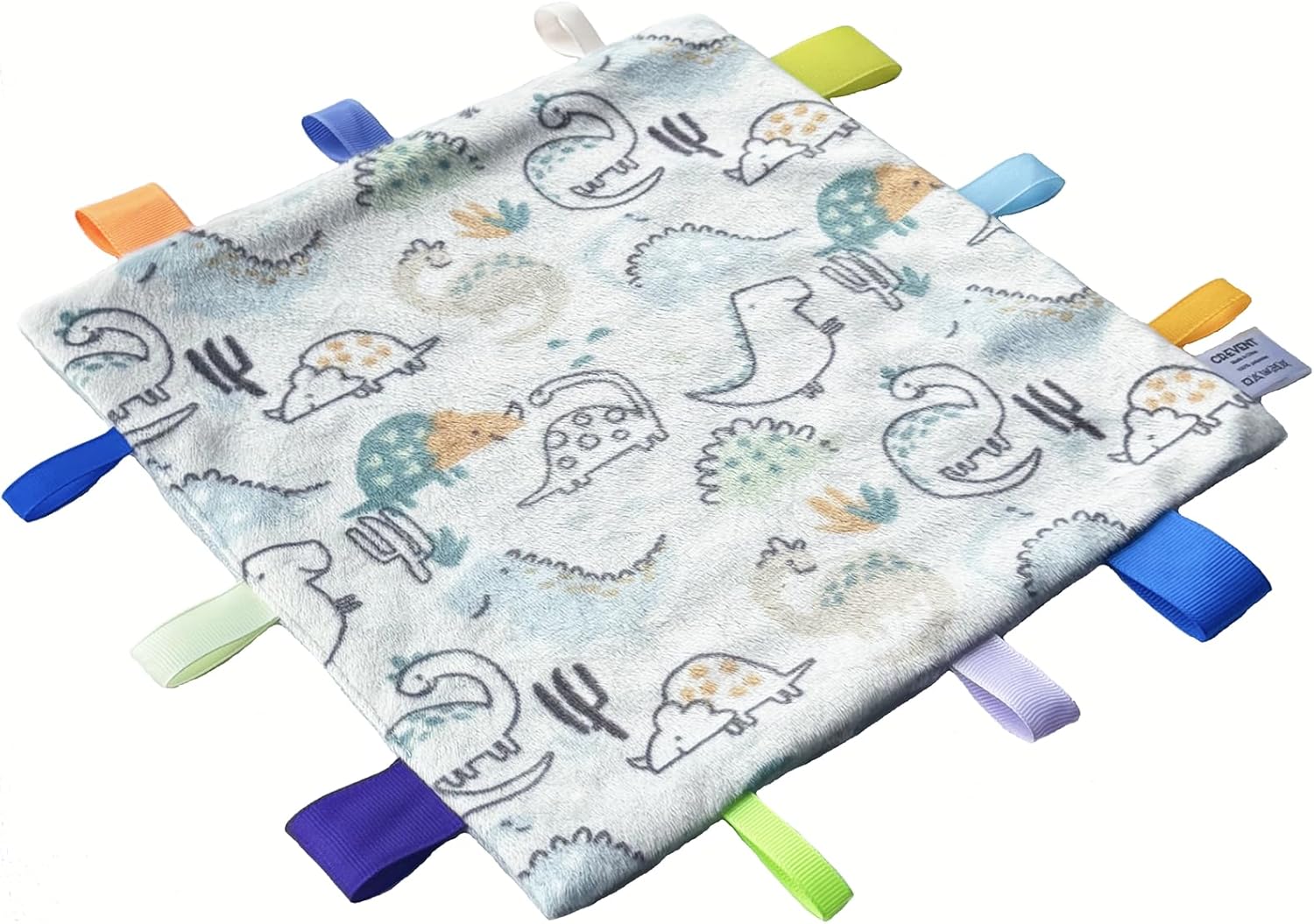 CREVENT Minky Baby Blanket for Girls Boys, Soft Plush Receiving Blanket for Newborns - 76x102cm (Animal)
