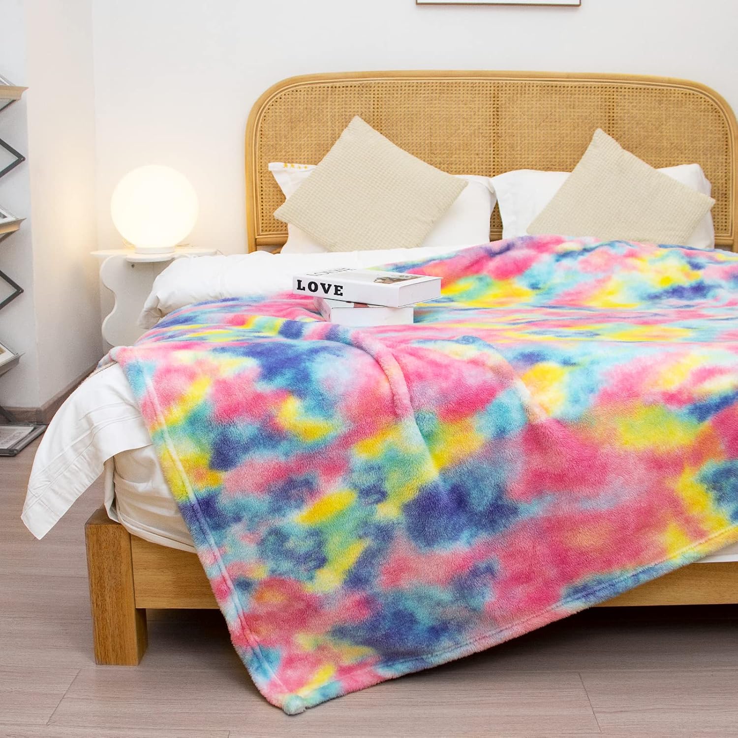 MUGD Blankets Fuzzy Soft Fleece Throw Blanket Cozy Soft Warm Throw Blanket for Bed