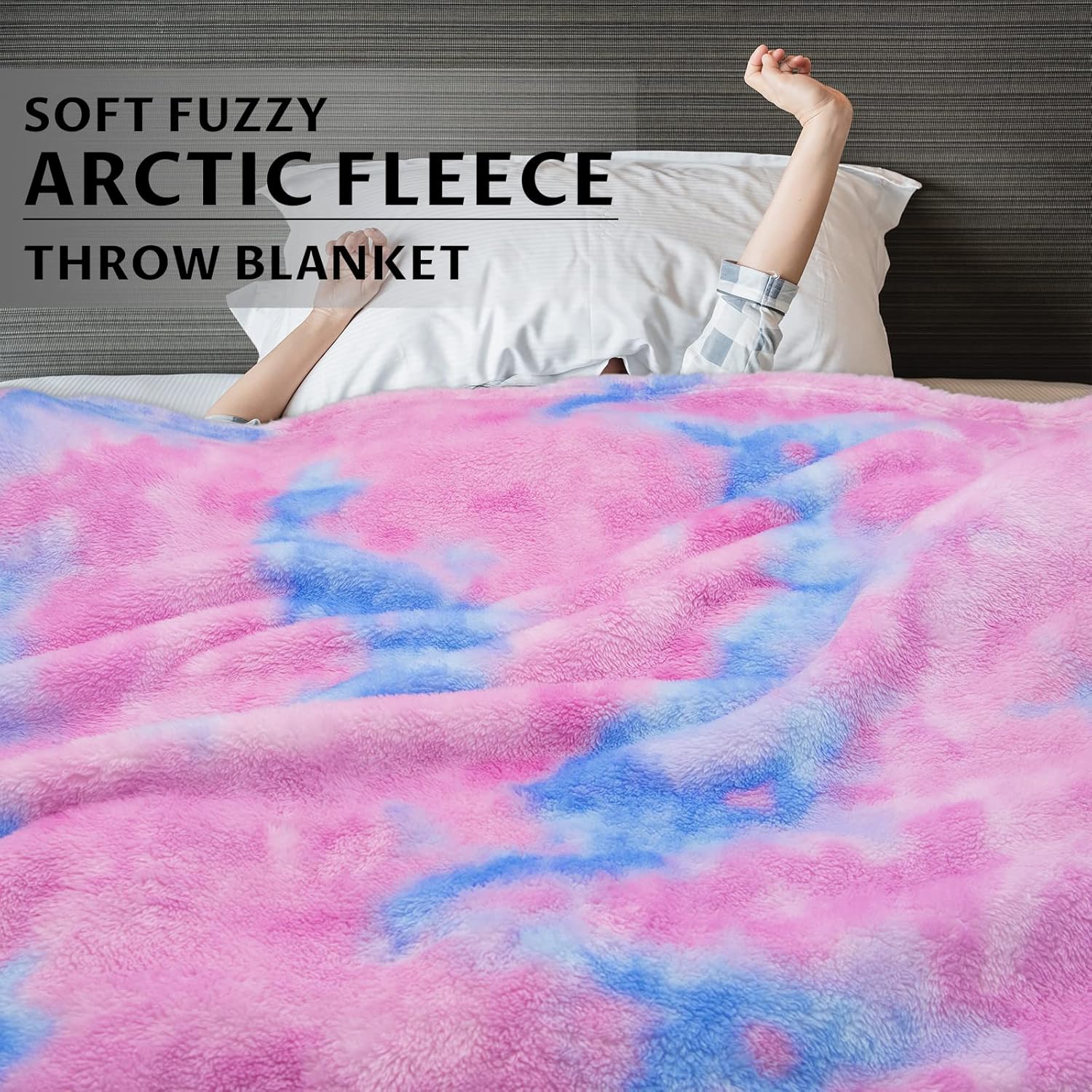 MUGD Blankets Fuzzy Soft Fleece Throw Blanket Cozy Soft Warm Throw Blanket for Bed