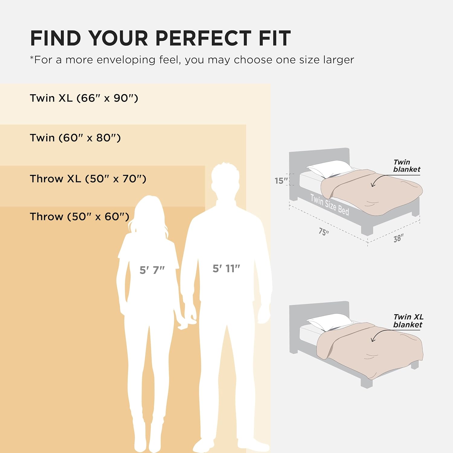 Bedsure Blanket for Couch, Super Cozy Soft Throw Blankets for Women, Cute Small Plush Fleece Throws for Girls, Off White, 50x60 Inches