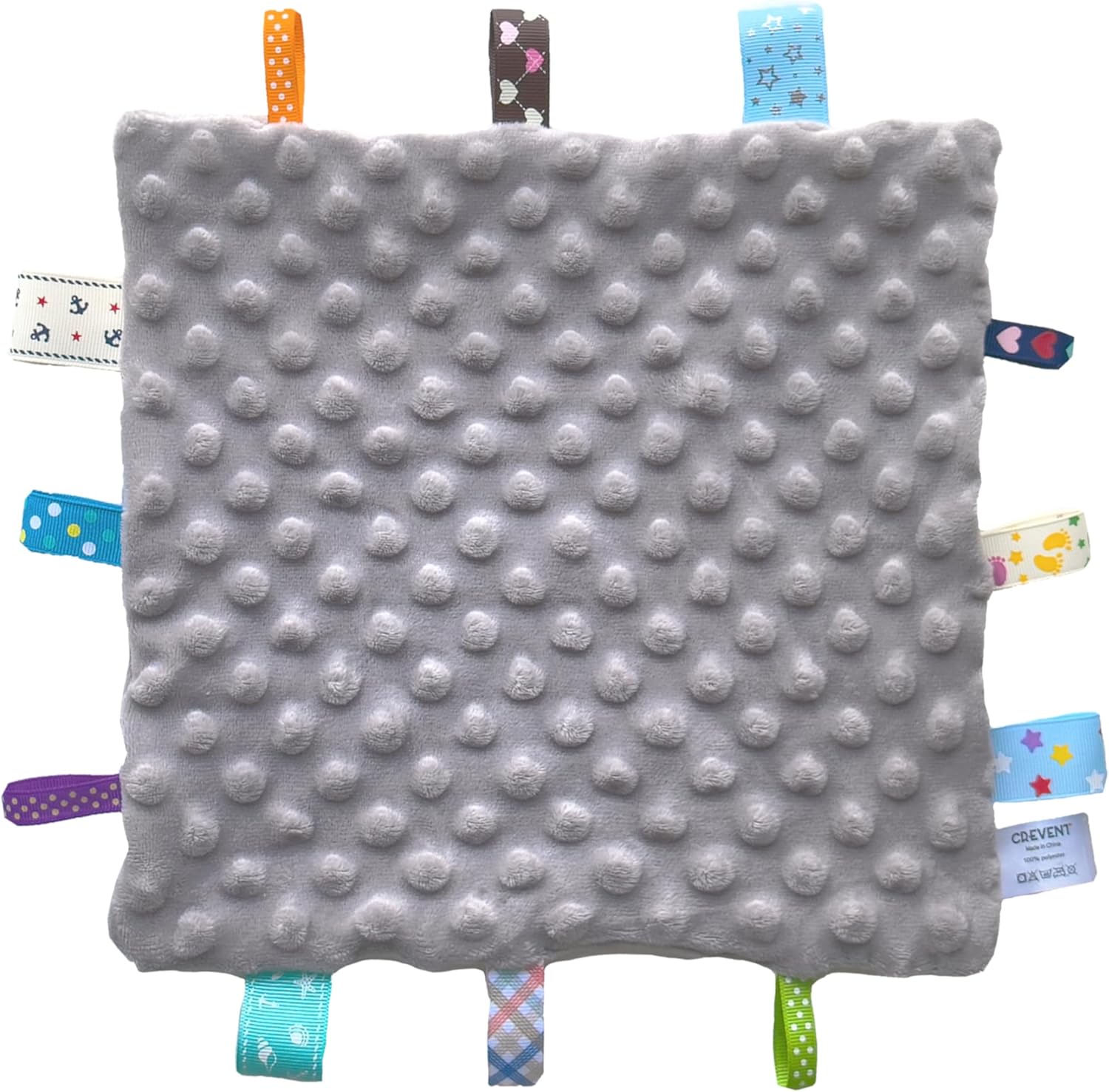 CREVENT Minky Baby Blanket for Girls Boys, Soft Plush Receiving Blanket for Newborns - 76x102cm (Animal)