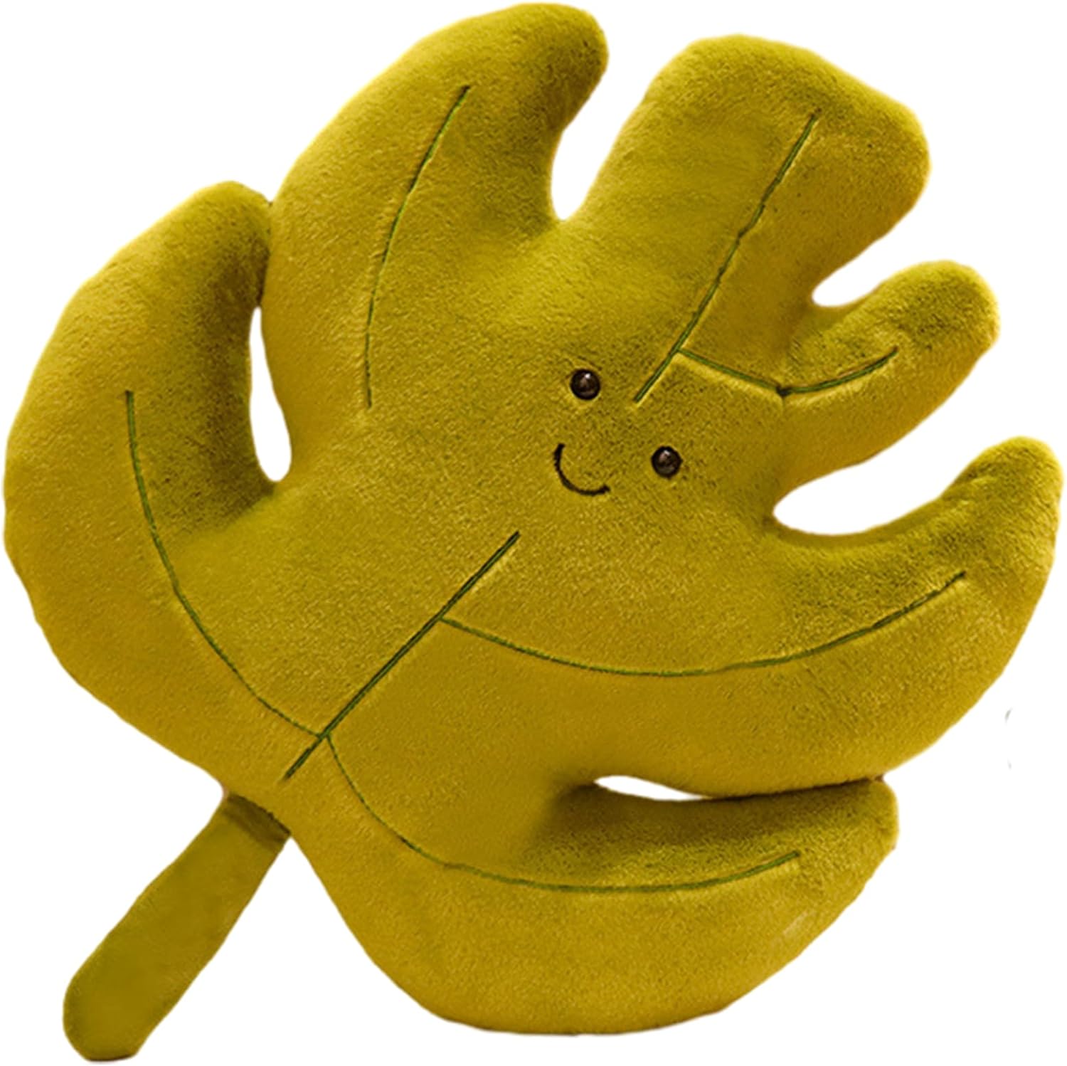 TONGSONG Soft Plush Maple Leaf Pillow Stuffed Animal Toy Plushies Home Decor for Lover on Birthday and Holiday