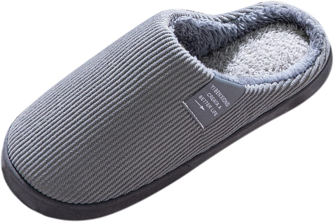 Men Moccasins Slippers Size 9 Mens for Men House Warm Slip Soft Plush Flop Slippers Flip On Shoes Slippers Men's Slipper Men Slippers 12