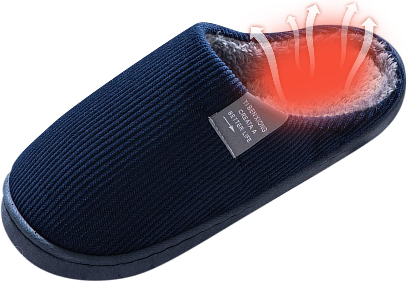 Men Moccasins Slippers Size 9 Mens for Men House Warm Slip Soft Plush Flop Slippers Flip On Shoes Slippers Men's Slipper Men Slippers 12