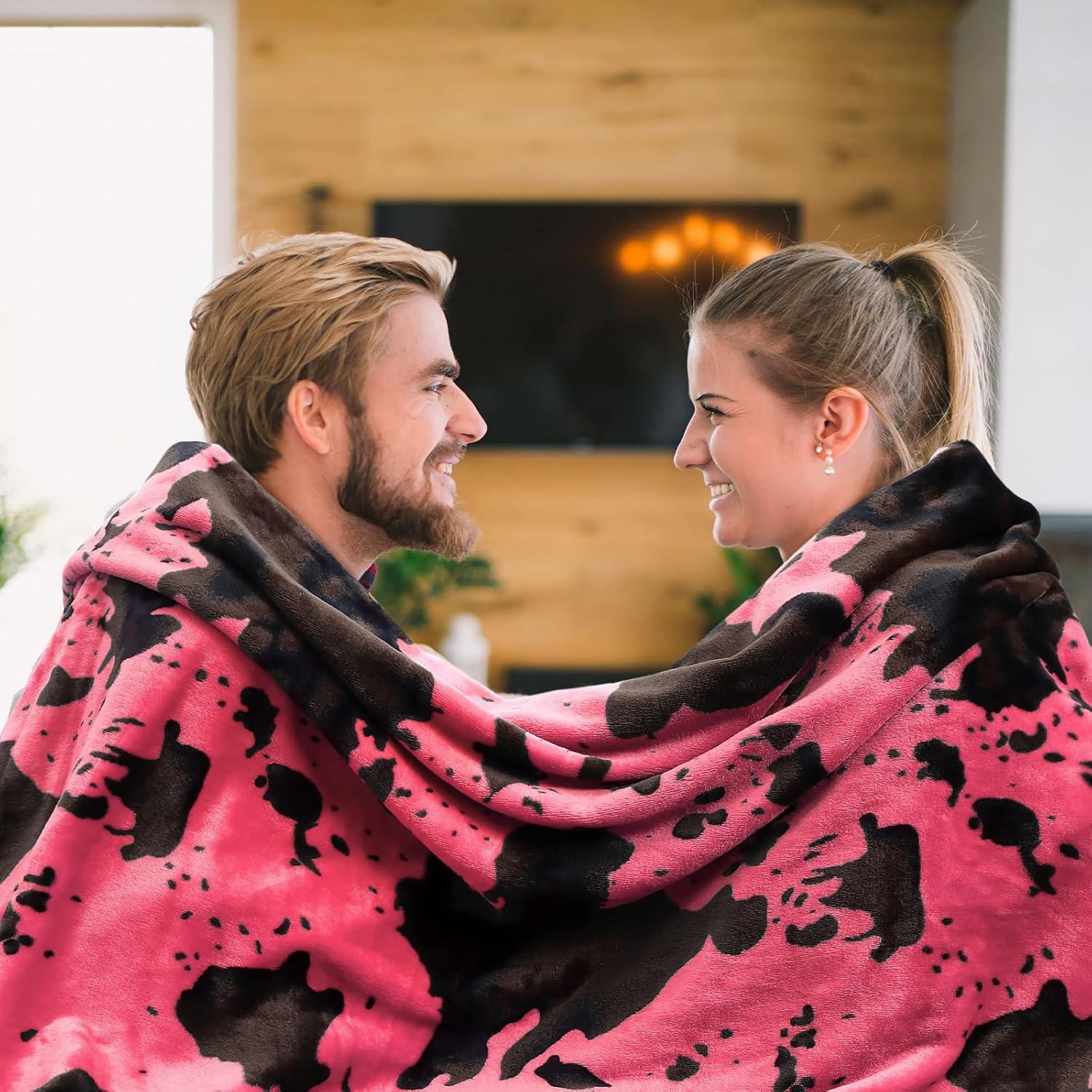 Blue Throw Blanket Soft Fleece Blankets Cyan Blue Lightweight Fuzzy Blanket Gifts Decor Stuff for Girls Women Teen Couch Bed