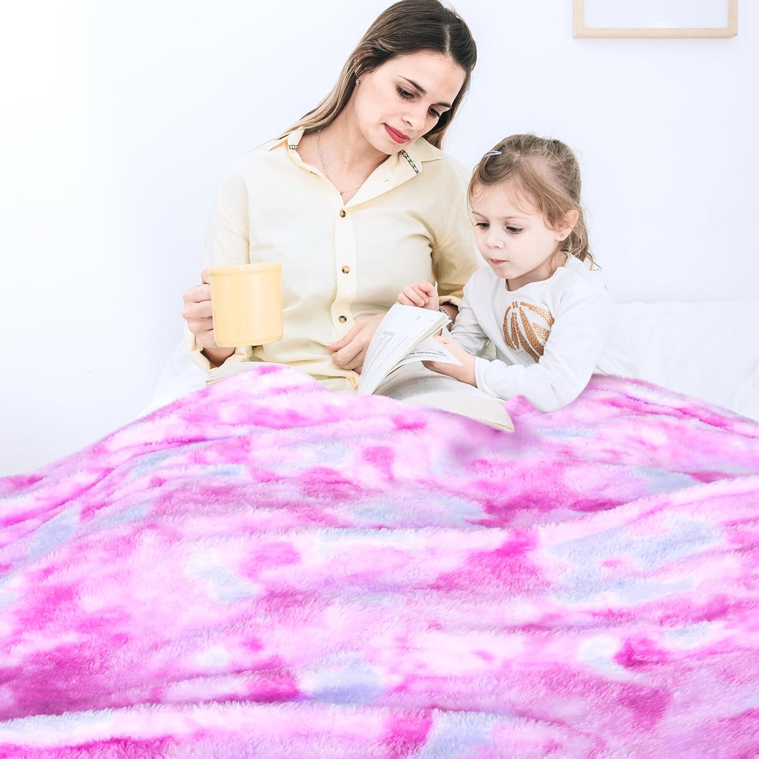 MUGD Blankets Fuzzy Soft Fleece Throw Blanket Cozy Soft Warm Throw Blanket for Bed