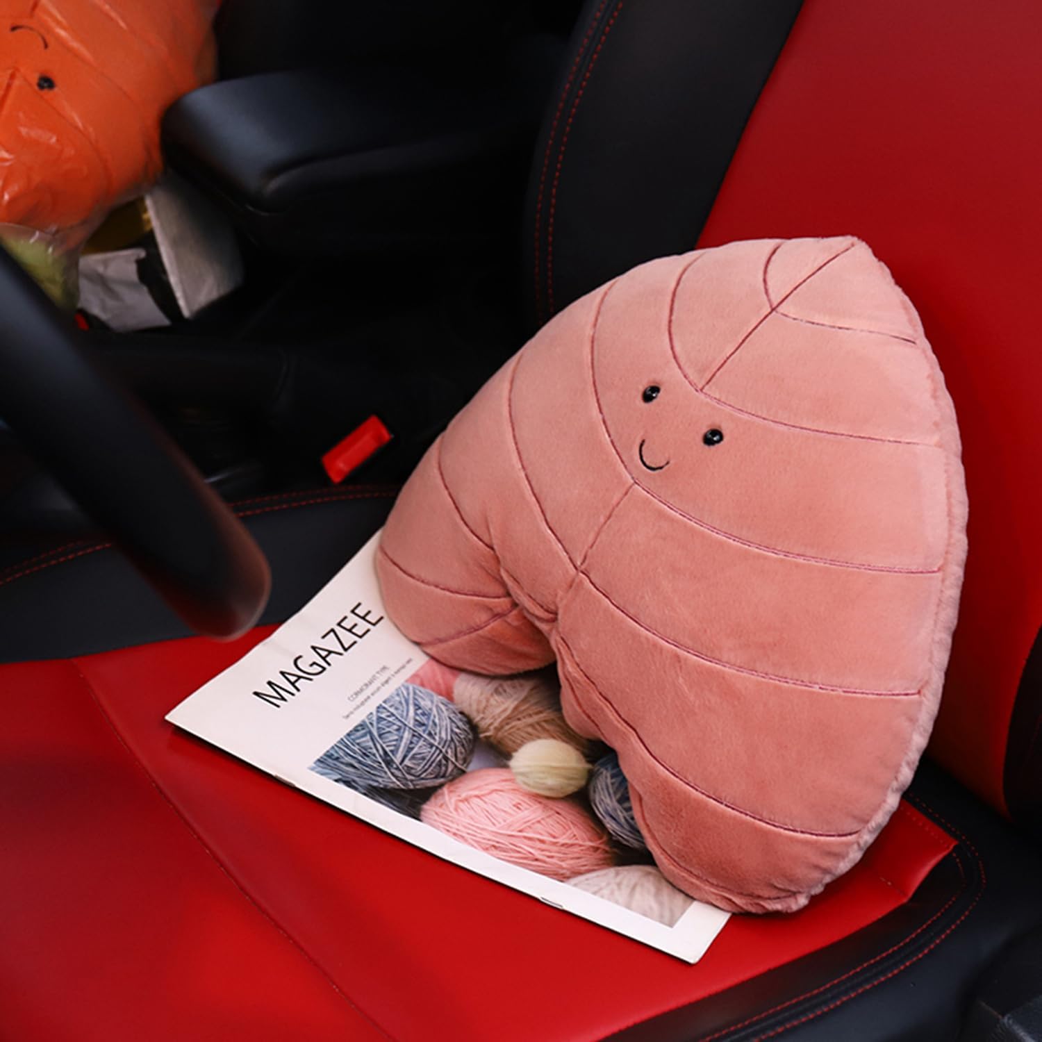 TONGSONG Soft Plush Maple Leaf Pillow Stuffed Animal Toy Plushies Home Decor for Lover on Birthday and Holiday