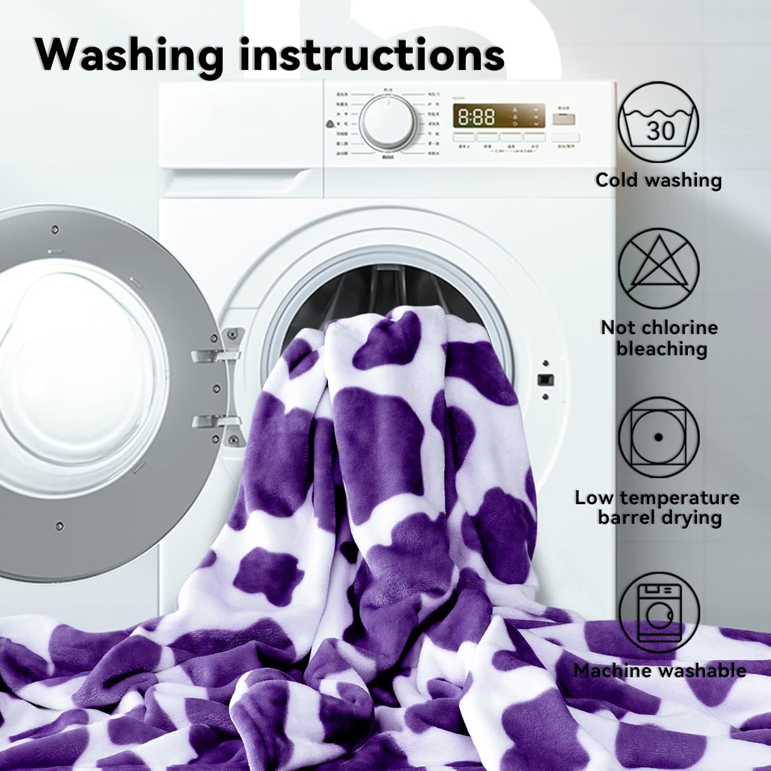 Blue Throw Blanket Soft Fleece Blankets Cyan Blue Lightweight Fuzzy Blanket Gifts Decor Stuff for Girls Women Teen Couch Bed