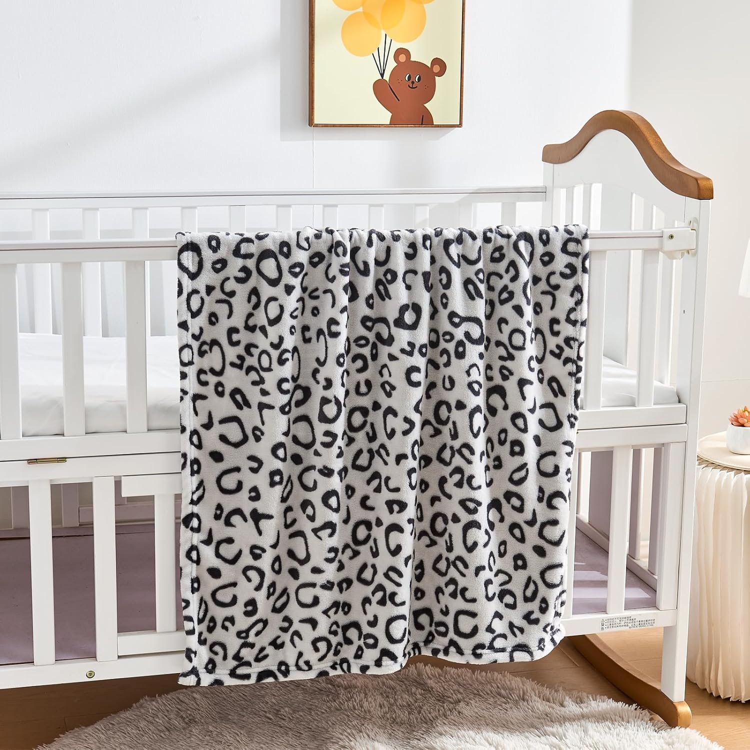 Yurhap Checkered Baby Blanket Fleece Baby Blankets for Boys, Ultra Soft Cozy Fluffy Infant Toddler Newborn Receiving Blankets for Crib Stroller, 30''x40'', Blue