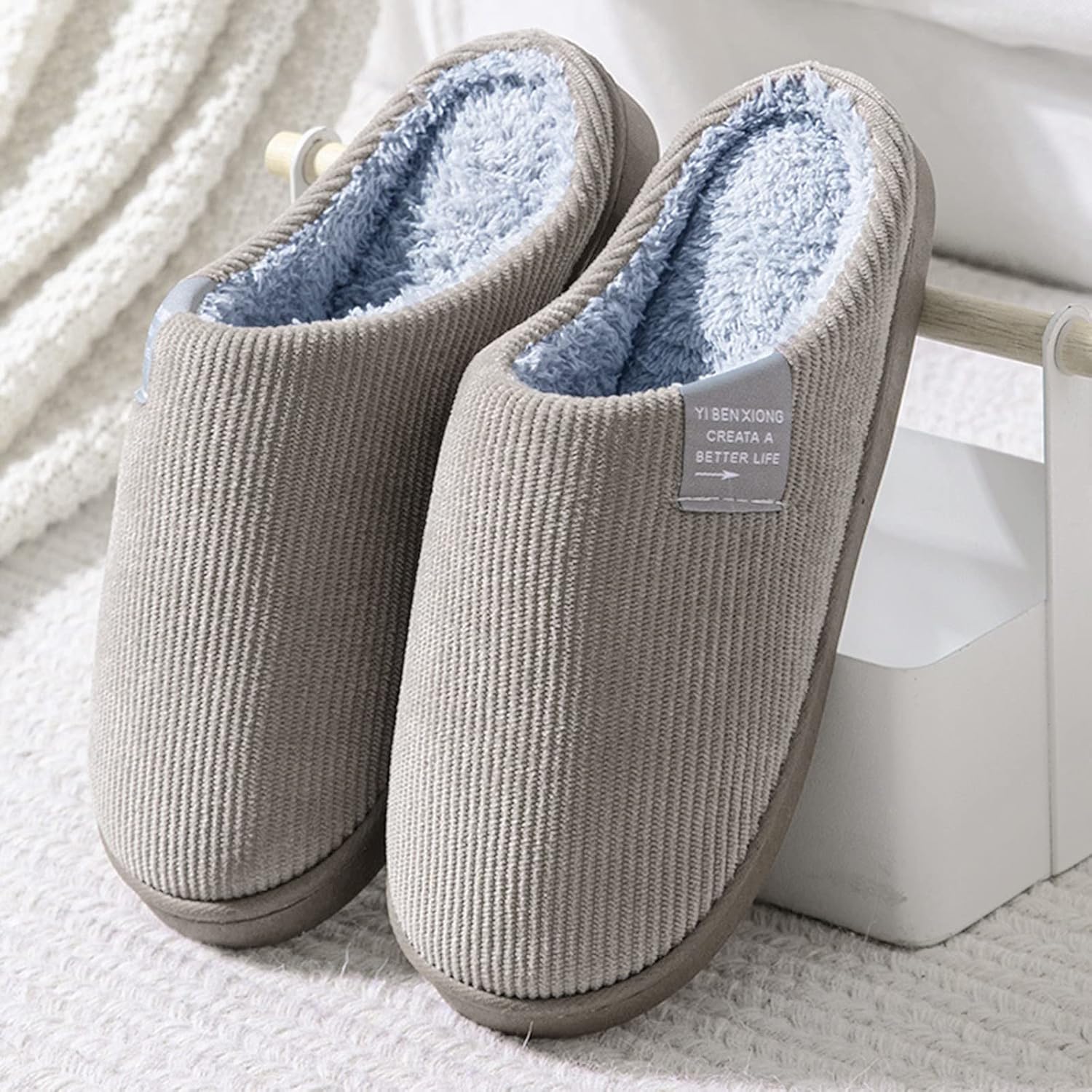 Men Moccasins Slippers Size 9 Mens for Men House Warm Slip Soft Plush Flop Slippers Flip On Shoes Slippers Men's Slipper Men Slippers 12