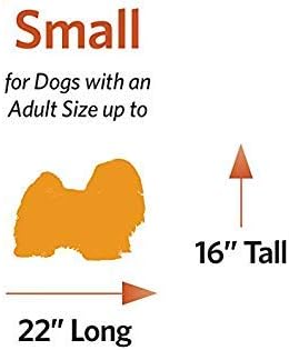 18L-Inch White Fleece Dog or Cat Bed with Comfortable Bolster, Ideal for Toy Dog Breeds & Fits an 18-Inch Crate, Easy Maintenance Machine Wash & Dry