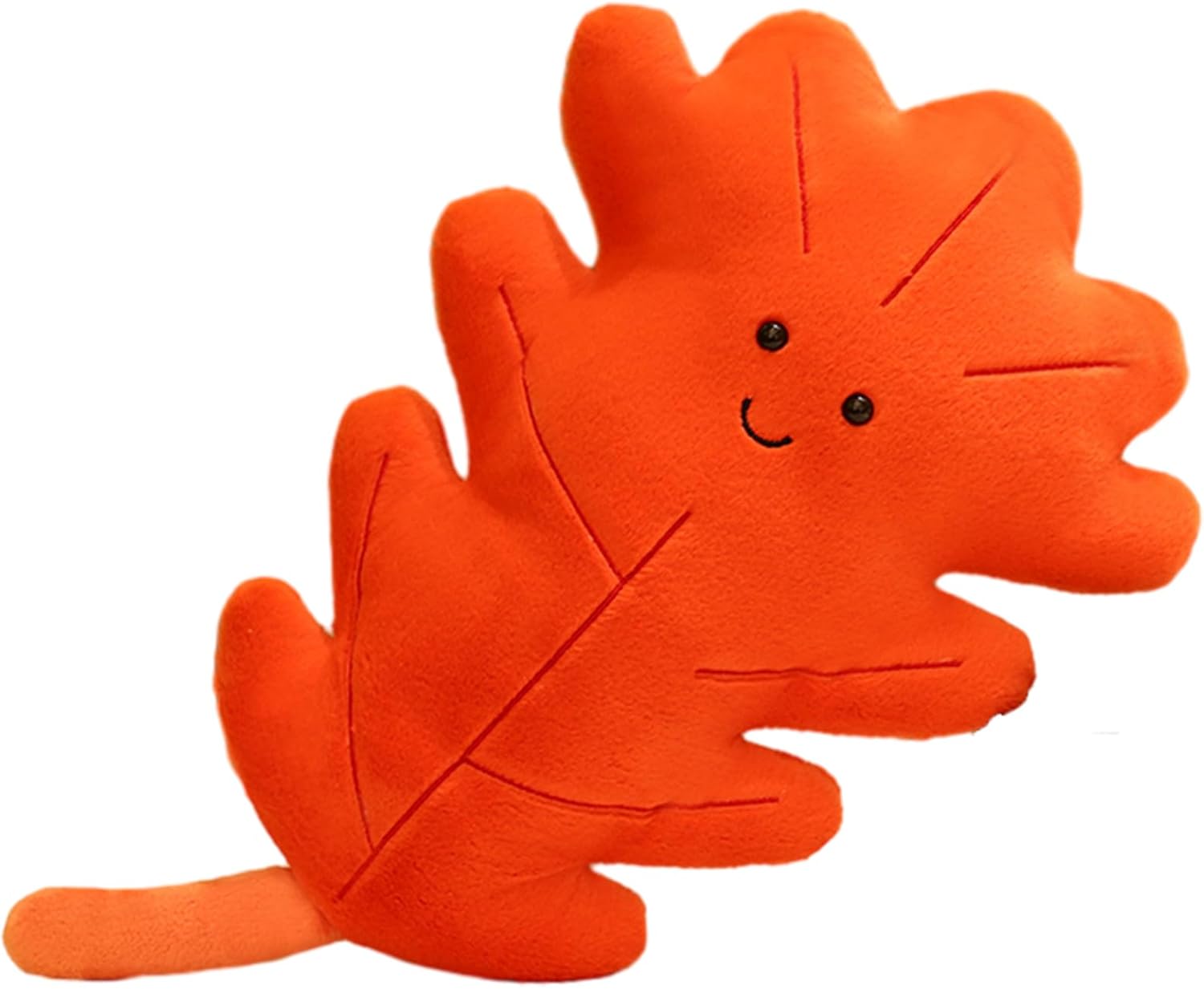 TONGSONG Soft Plush Maple Leaf Pillow Stuffed Animal Toy Plushies Home Decor for Lover on Birthday and Holiday