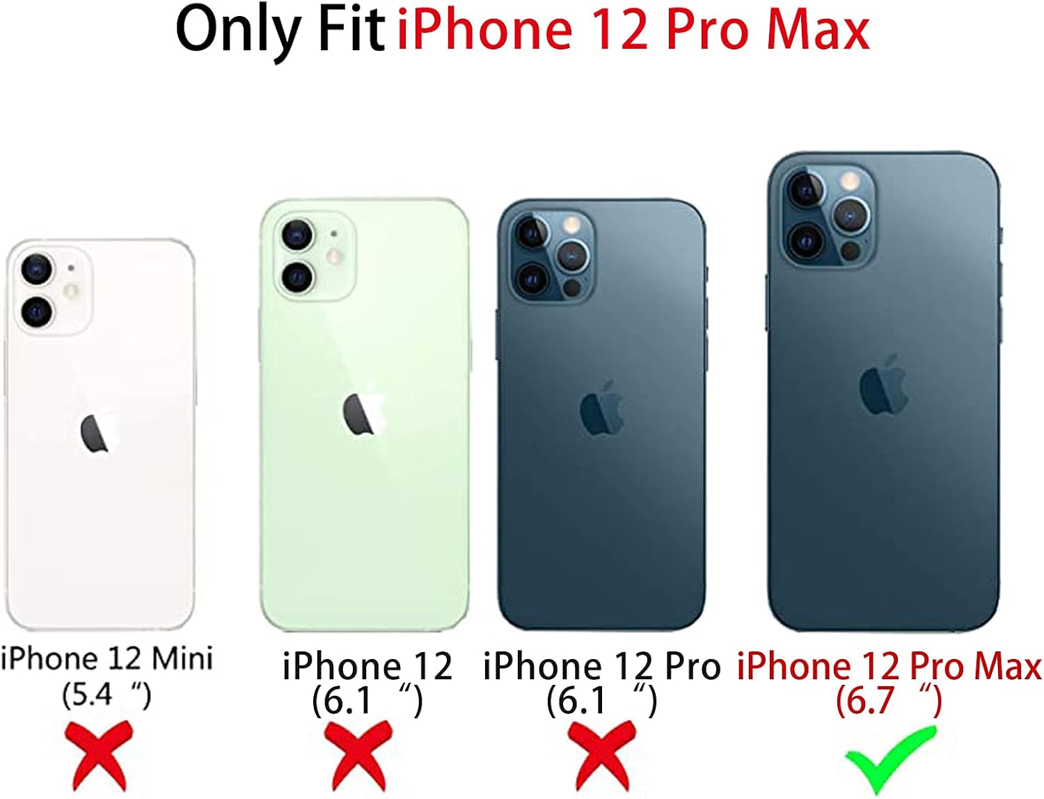 NITITOP Compatible with iPhone 12 Case Cute Cherry Bowknot Little Heart Pattern for Girls Women Soft TPU Durable Full Camera Lens Shockproof Protective Cover - White