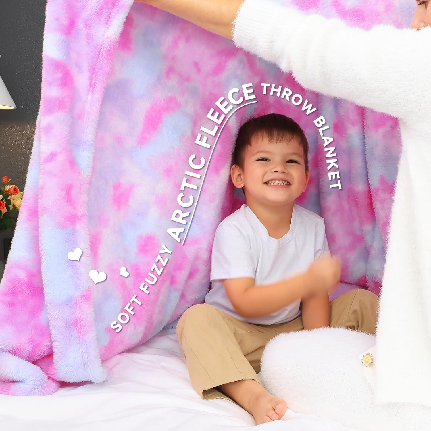 MUGD Blankets Fuzzy Soft Fleece Throw Blanket Cozy Soft Warm Throw Blanket for Bed