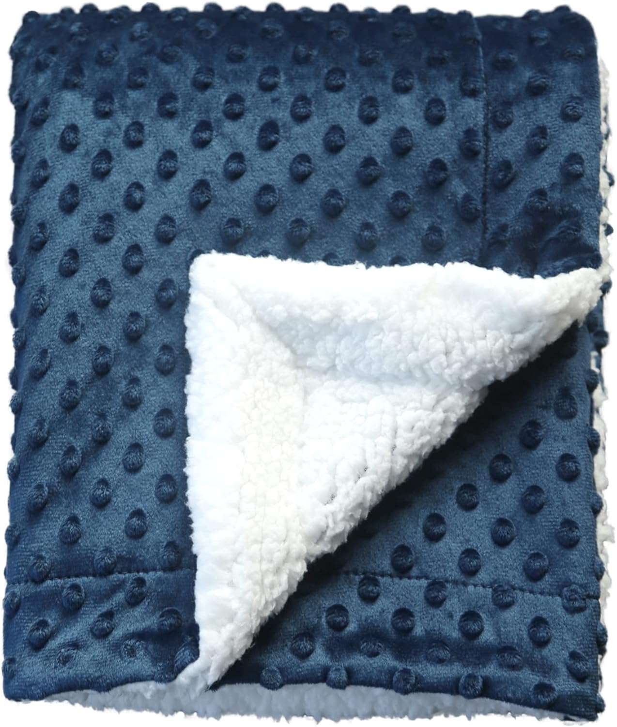 CREVENT Minky Baby Blanket for Girls Boys, Soft Plush Receiving Blanket for Newborns - 76x102cm (Animal)
