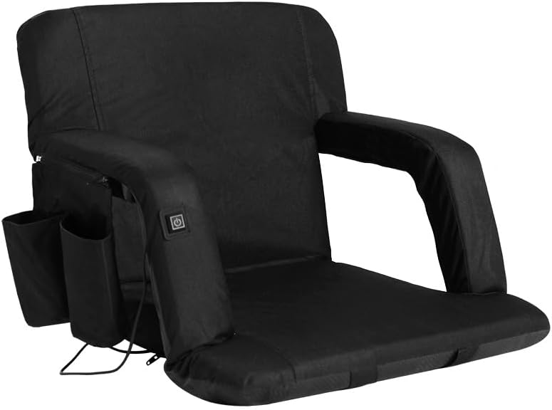 Artiss 2X Floor Chair, Adjustable Futon Lounge Sofa Bed Cushions Recliner Folding Stadium Chairs Cushion Couch Bed Outdoor Bedroom Living Room Furniture, Soft Backrest Easy Carry Space Saving Grey