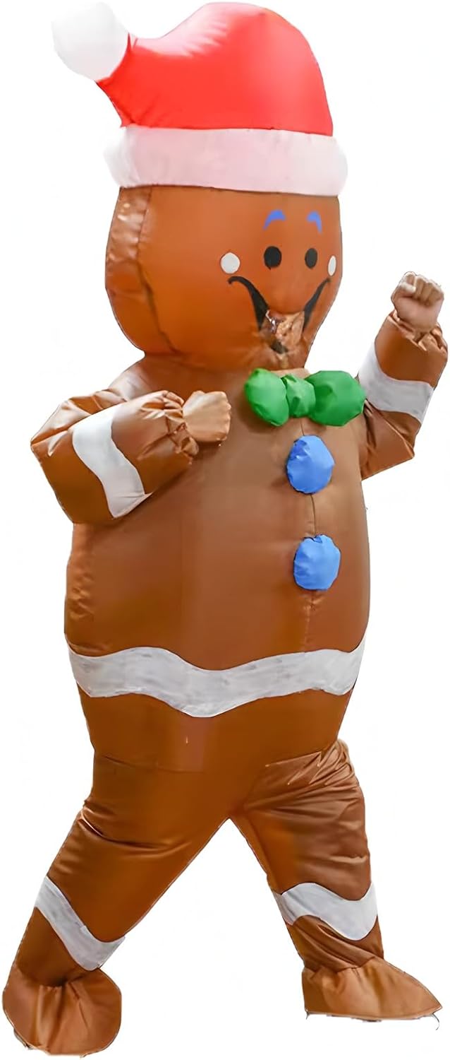 EukaLink Inflatable Christmas Costume Blow Up Funny Costume Suit Unisex Costumes Adult Cosplay Outfit