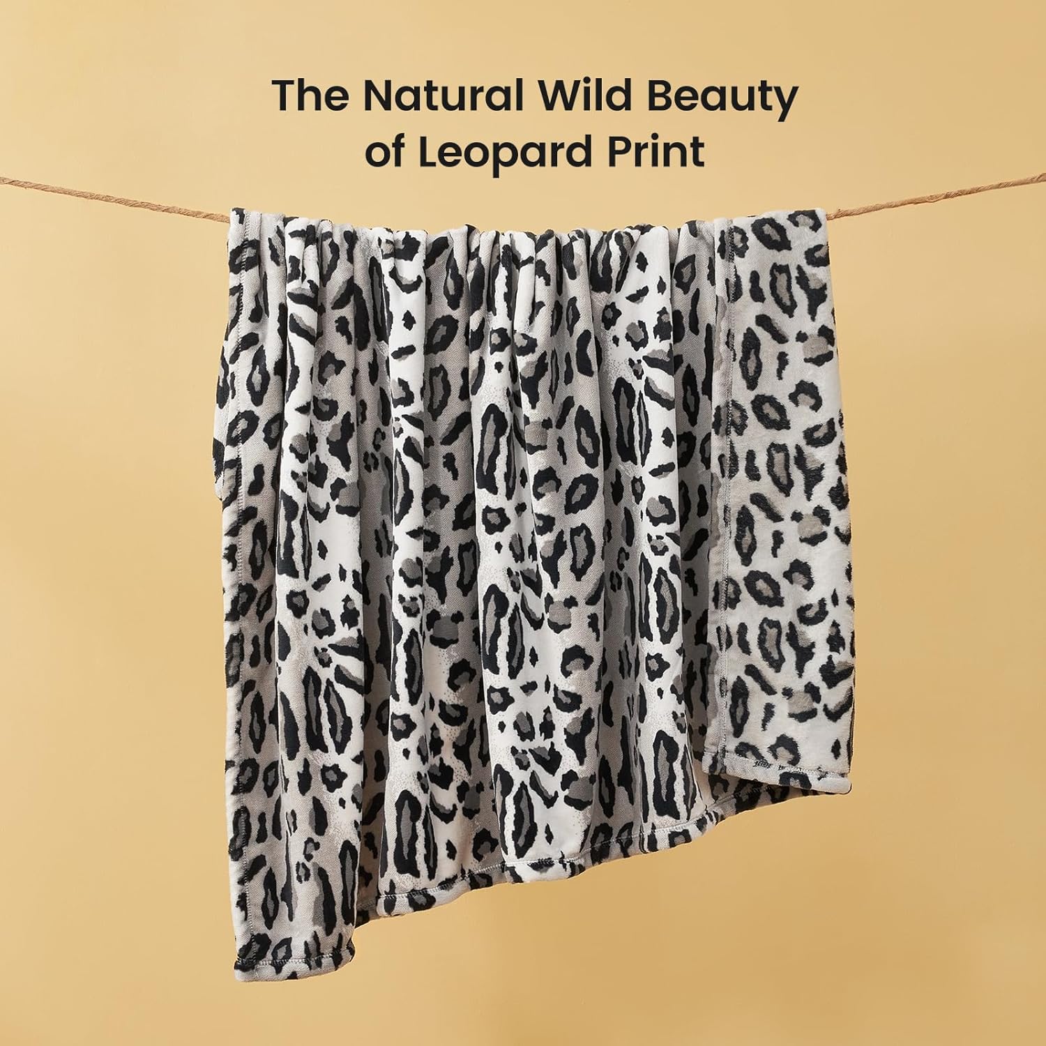 Cozy Bliss Cow Print Fuzzy Throw Blanket for Couch - Thick Soft Warm Non Shedding Fleece Blankets for Western Décor Room, for Kids, Women Men Girls, Teal Blue 50*60