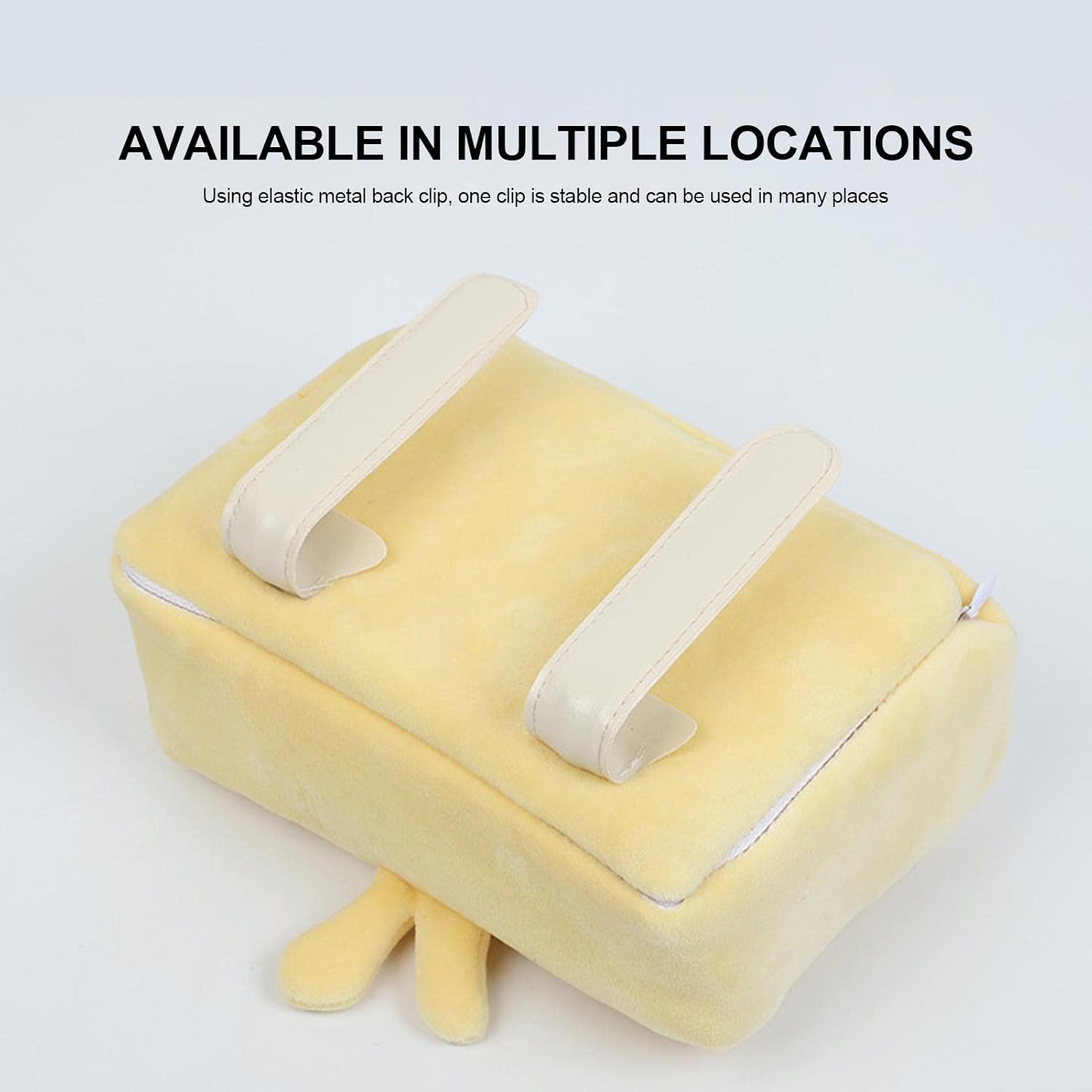 Baogao Cartoon Plush Animals Tissue Box, Cute Paper Holder for Car, Universal Vehicle Backseat Plush Tissue Organizer