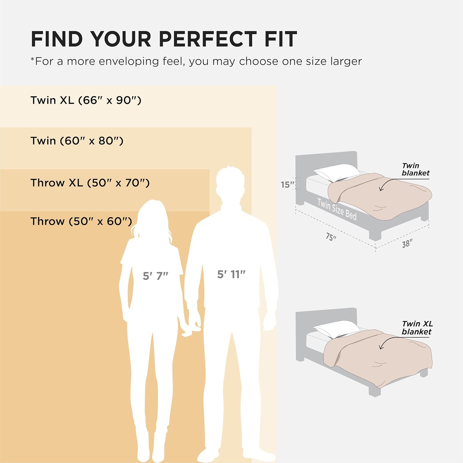 Bedsure Blanket for Couch, Super Cozy Soft Throw Blankets for Women, Cute Small Plush Fleece Throws for Girls, Off White, 50x60 Inches