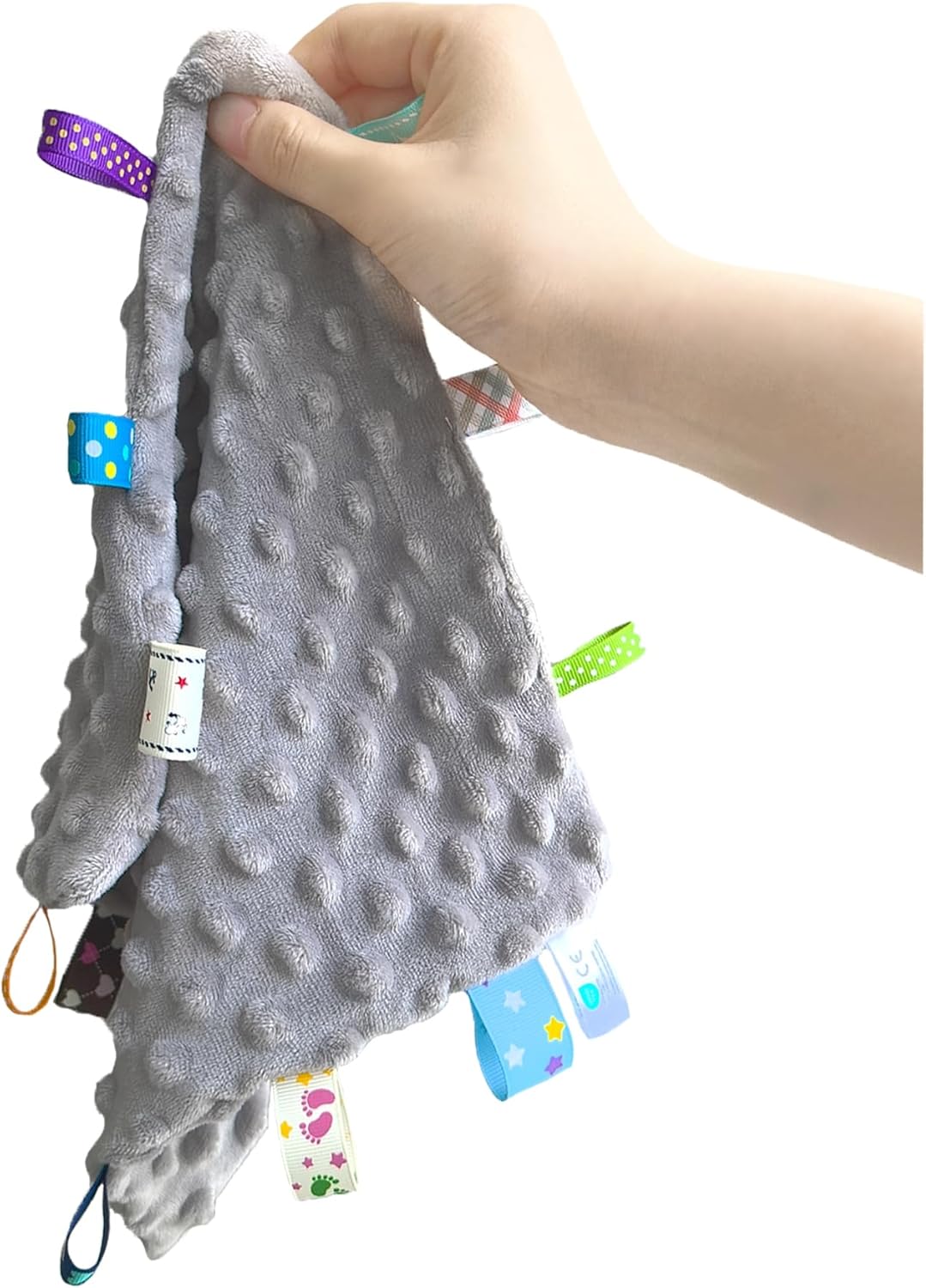 CREVENT Minky Baby Blanket for Girls Boys, Soft Plush Receiving Blanket for Newborns - 76x102cm (Animal)