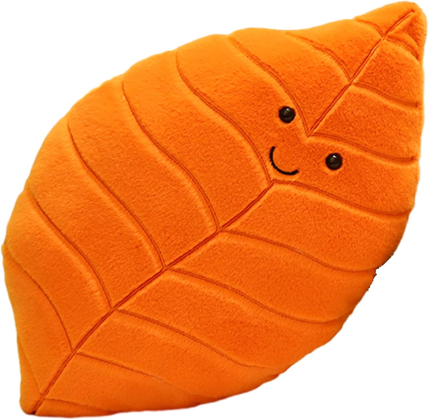 TONGSONG Soft Plush Maple Leaf Pillow Stuffed Animal Toy Plushies Home Decor for Lover on Birthday and Holiday