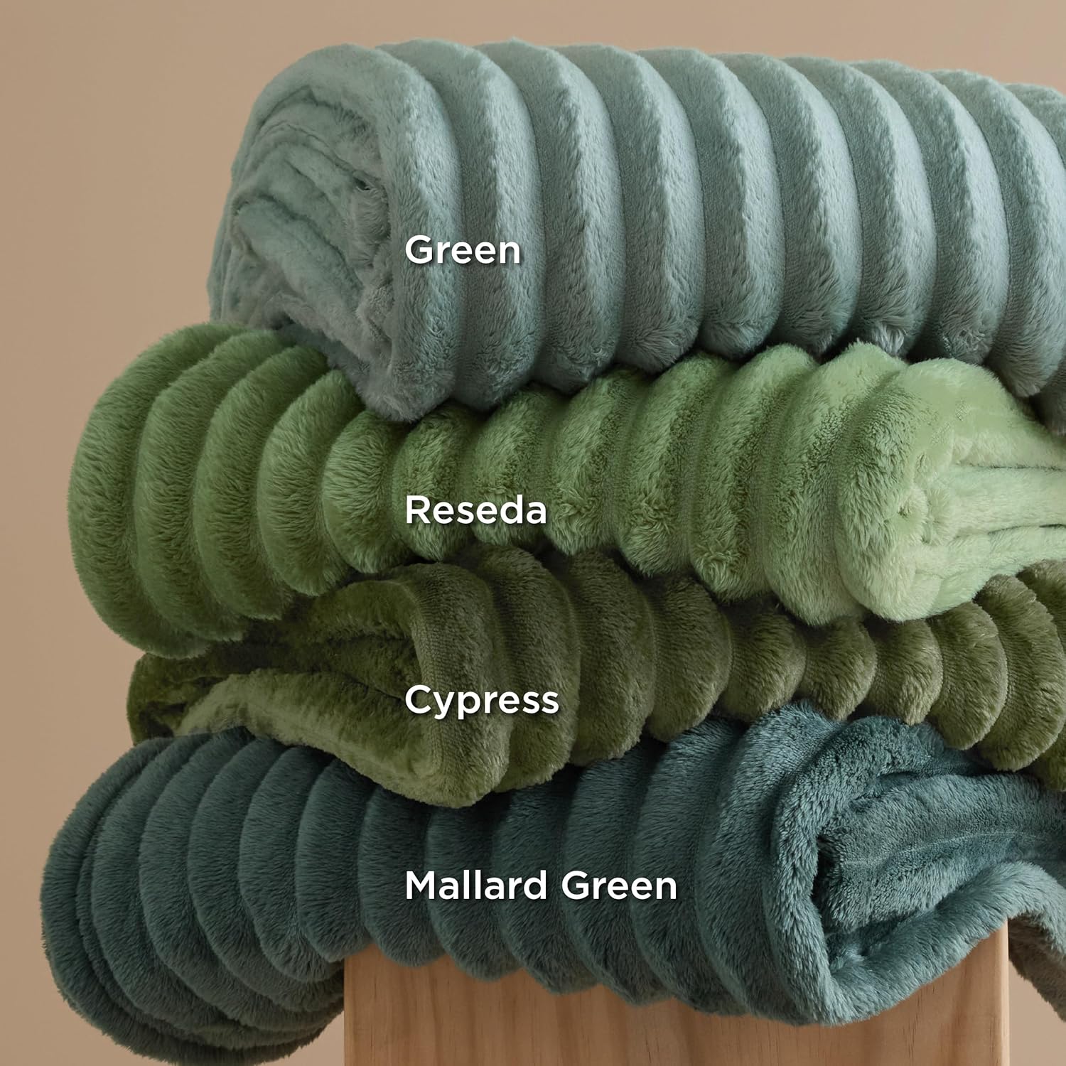 Bedsure Blanket for Couch, Super Cozy Soft Throw Blankets for Women, Cute Small Plush Fleece Throws for Girls, Off White, 50x60 Inches