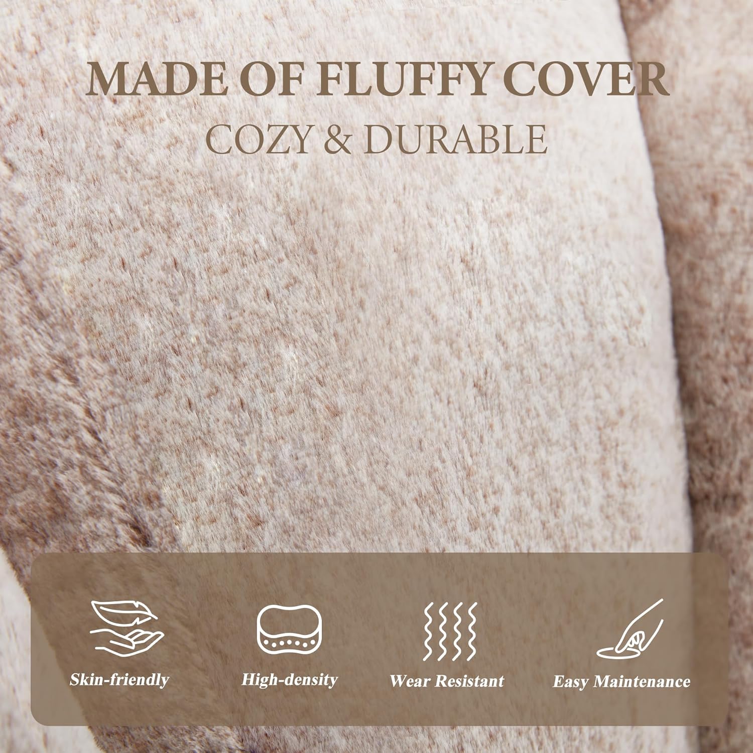 Hobestluk Bean Bag Chairs Large Bean Bag Couch for Adults Stuffed Lazy Sofa Chair Comfy Floor Chair with Spacious Design for Reading, Gaming or Relaxing (GREY)