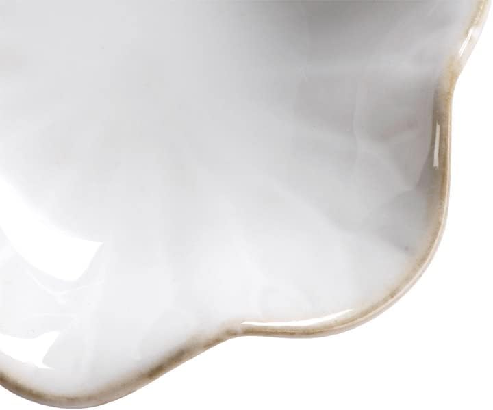 Lotus Leaf Shape Decorative Ring Tray, Small Key Bowl, Ceramic Trinket Tray Jewelry Dish Organizing Necklace Earrings, Home Decoration for Mom Best Friend Sister, Pink.