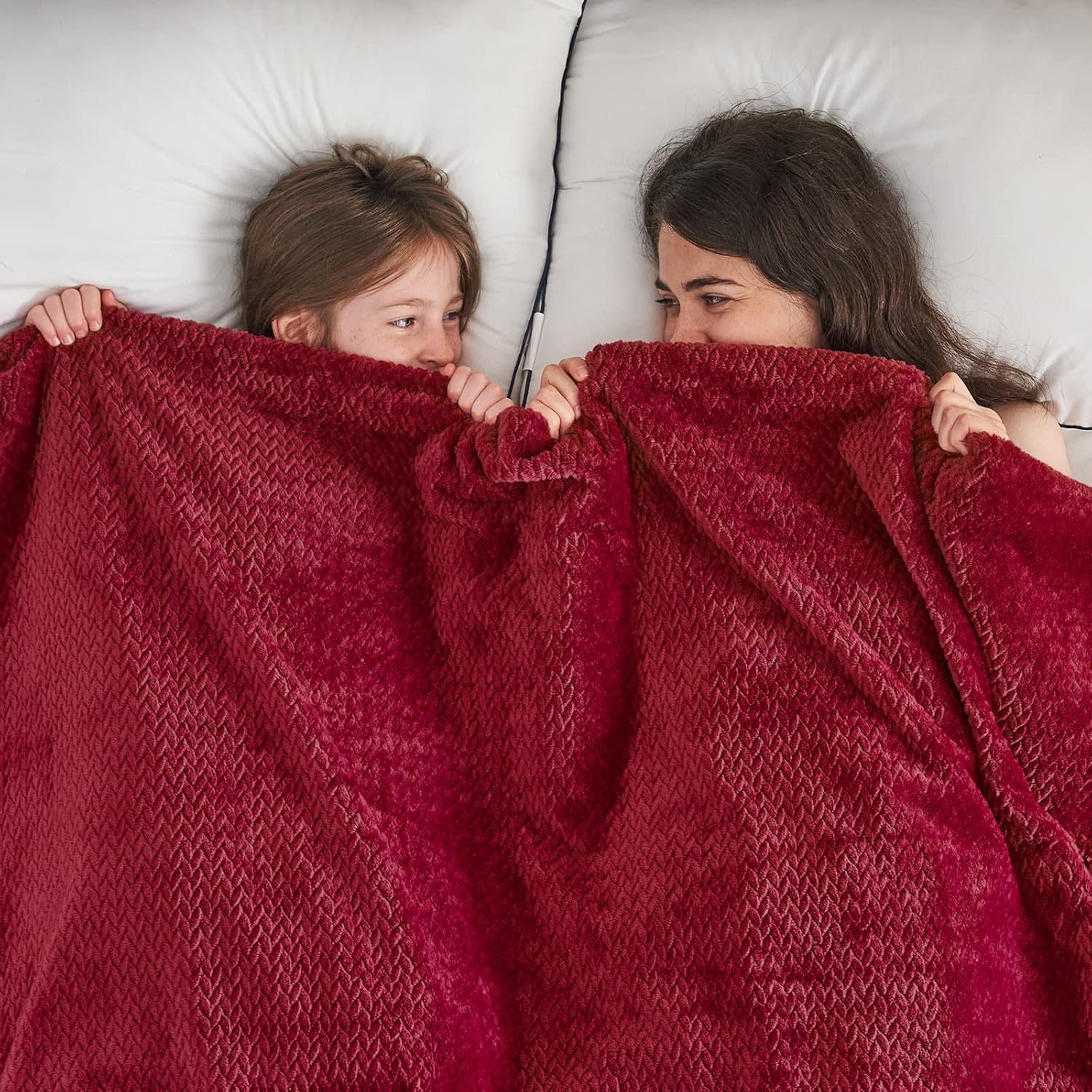 NEWCOSPLAY Super Soft Throw Blanket Deep Purple Rainbow Premium Silky Flannel Fleece Leaves Pattern Lightweight Bed Blanket All Season Use (Deep Purple Rainbow, Throw(50x60))