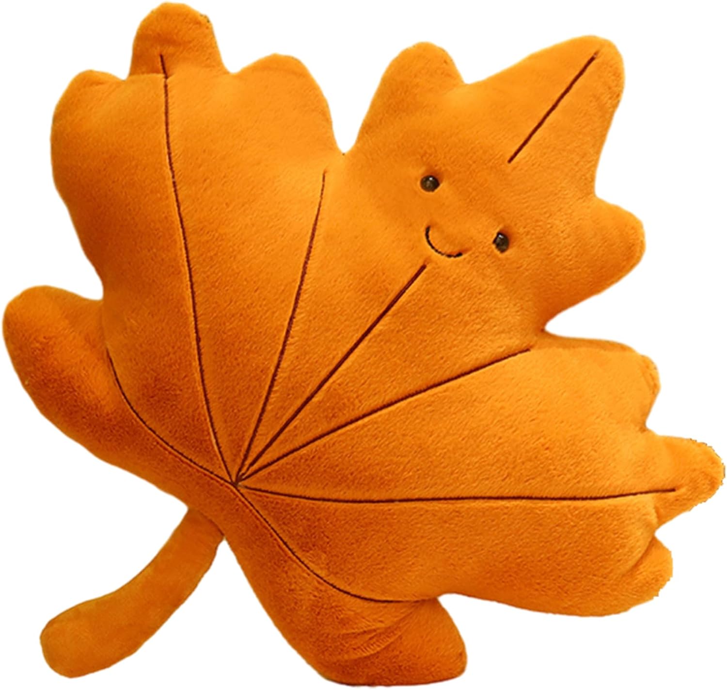 TONGSONG Soft Plush Maple Leaf Pillow Stuffed Animal Toy Plushies Home Decor for Lover on Birthday and Holiday