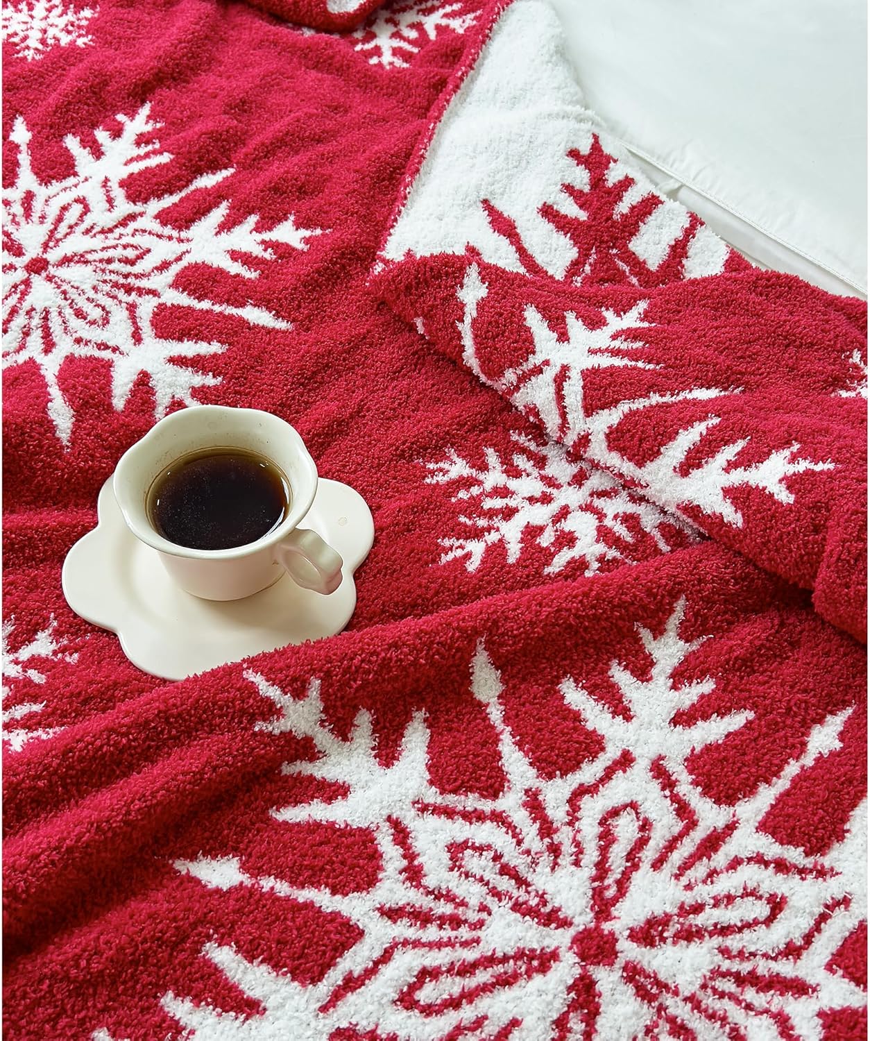 REPRECONF ZASTION Plaid Throw Blanket Ultra Soft Cozy Microfiber Knitted Lightweight Fleece Blanket for Couch Bed Travel Cream 130cm x 150cm