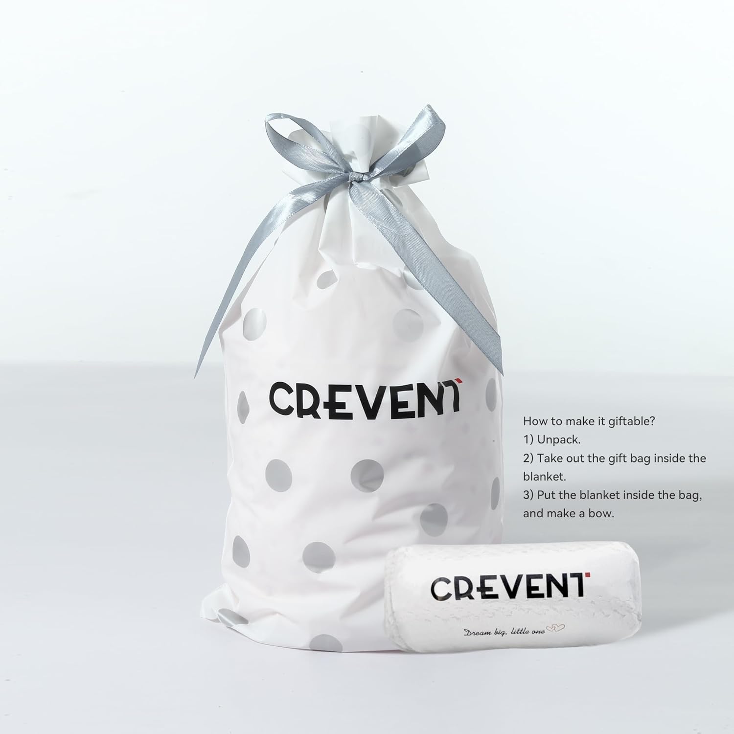 CREVENT Minky Baby Blanket for Girls Boys, Soft Plush Receiving Blanket for Newborns - 76x102cm (Animal)