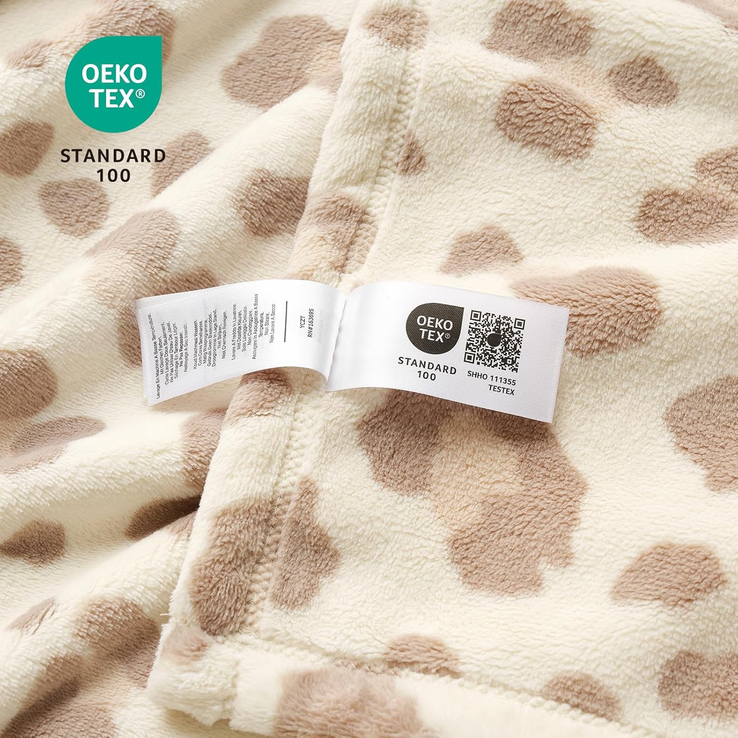 Cozy Bliss Cow Print Fuzzy Throw Blanket for Couch - Thick Soft Warm Non Shedding Fleece Blankets for Western Décor Room, for Kids, Women Men Girls, Teal Blue 50*60