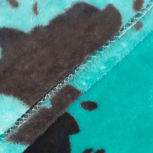 Blue Throw Blanket Soft Fleece Blankets Cyan Blue Lightweight Fuzzy Blanket Gifts Decor Stuff for Girls Women Teen Couch Bed