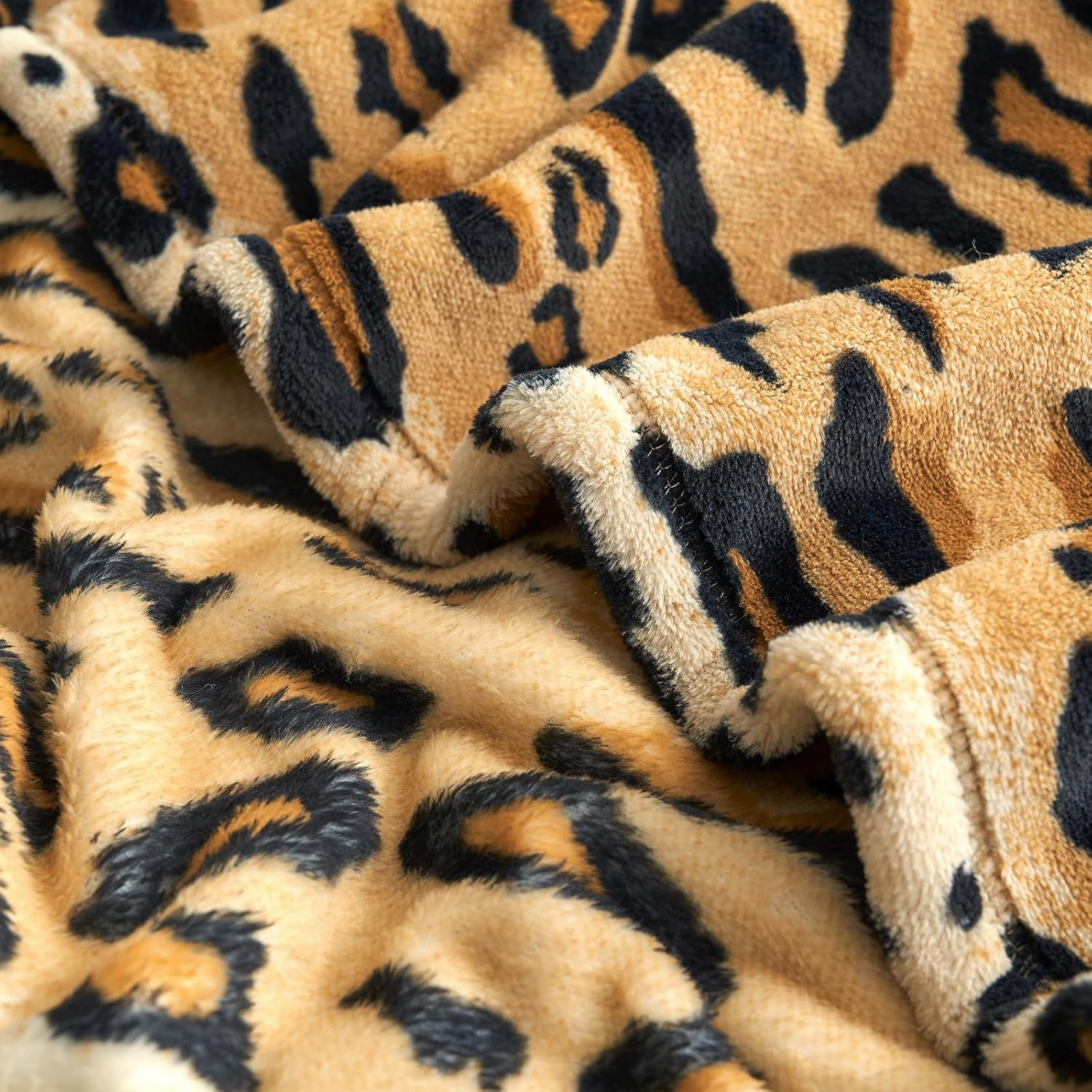 Cozy Bliss Cow Print Fuzzy Throw Blanket for Couch - Thick Soft Warm Non Shedding Fleece Blankets for Western Décor Room, for Kids, Women Men Girls, Teal Blue 50*60