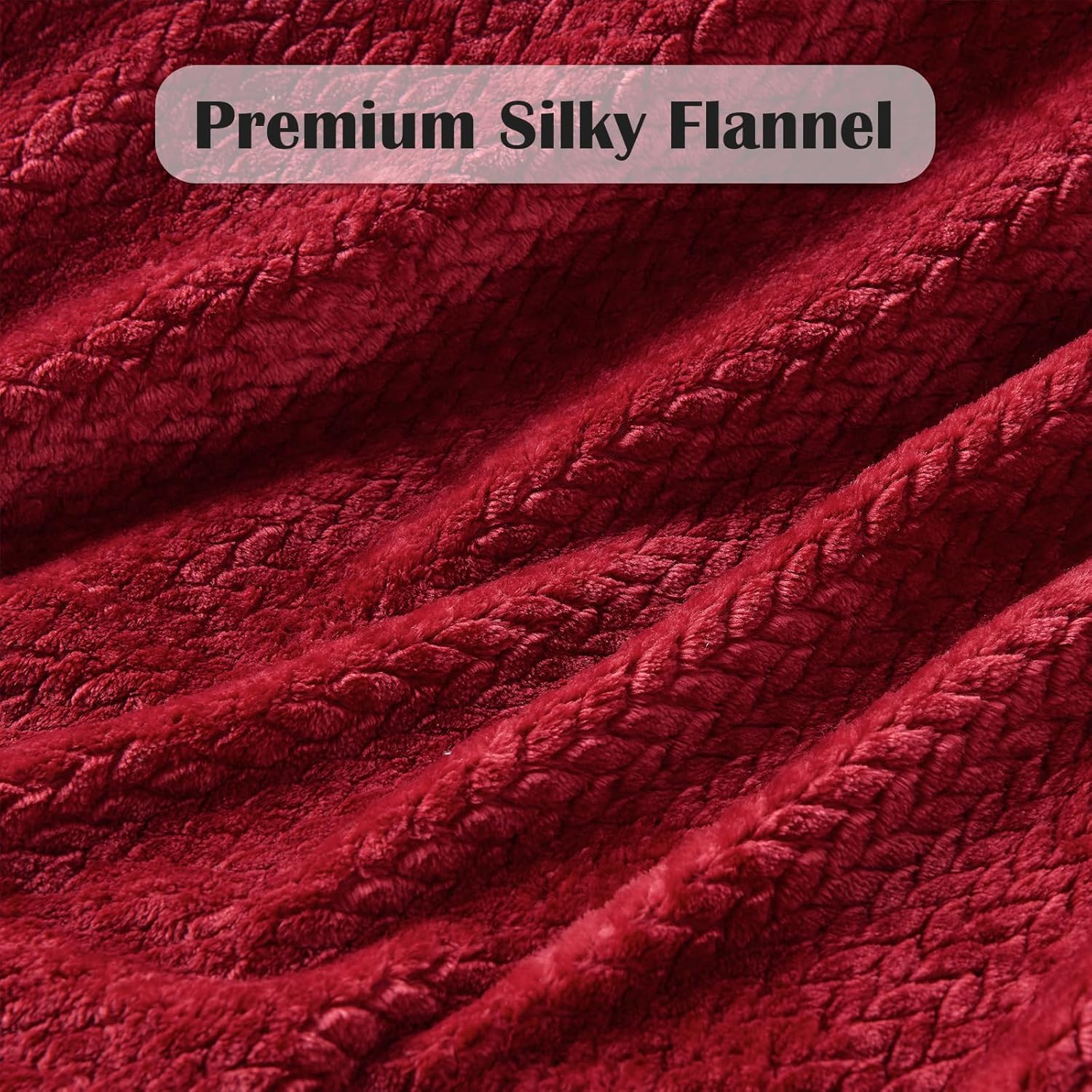 NEWCOSPLAY Super Soft Throw Blanket Deep Purple Rainbow Premium Silky Flannel Fleece Leaves Pattern Lightweight Bed Blanket All Season Use (Deep Purple Rainbow, Throw(50x60))