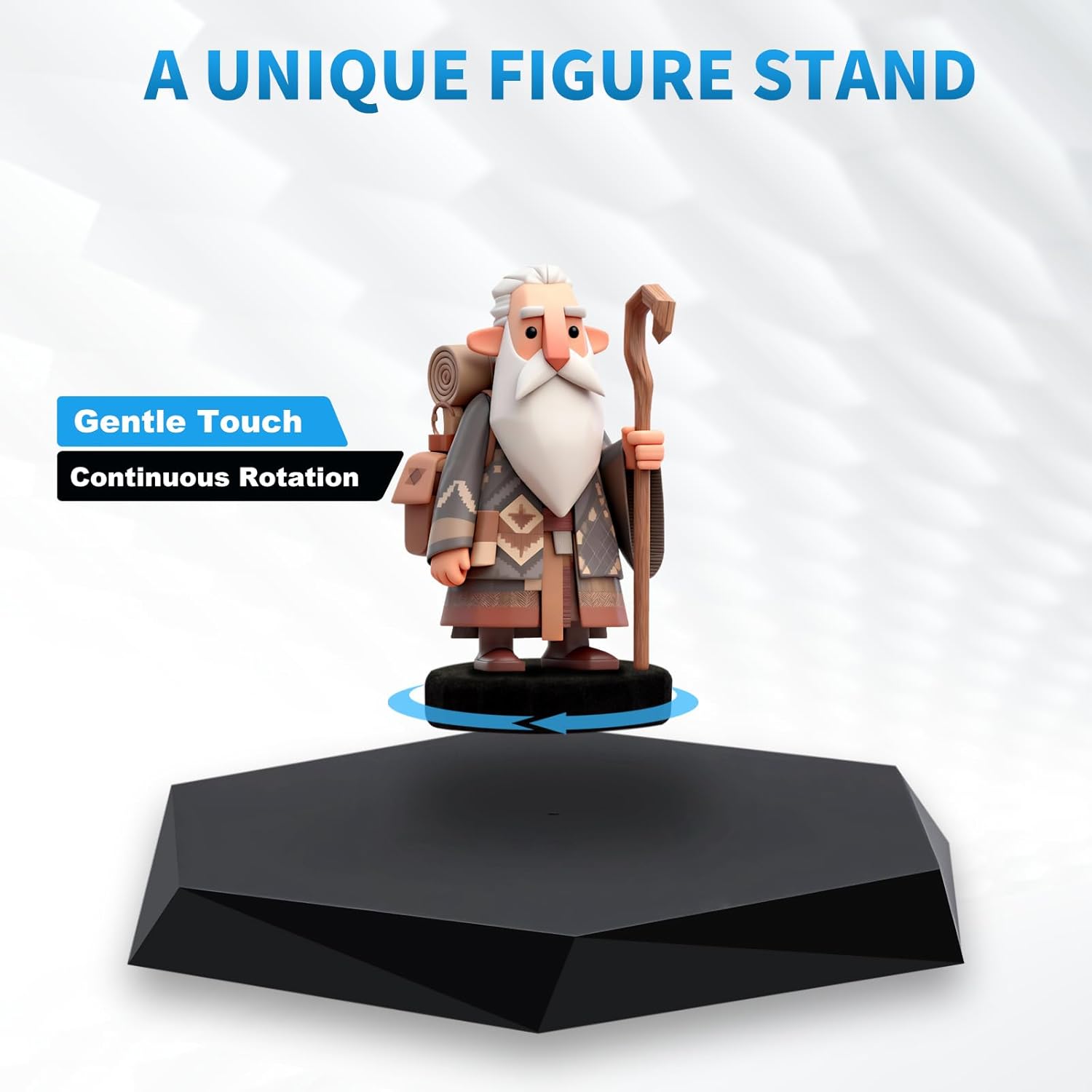 Levitating Display Stand, Magnetic Levitation for Collectibles and Model Cars, Floating Display for Toys and Figures, Hovering Platform, Maglev Rotating Levitator and Holder